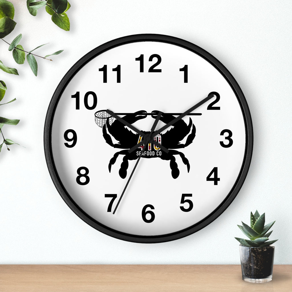 410 Seafood Wall Clock