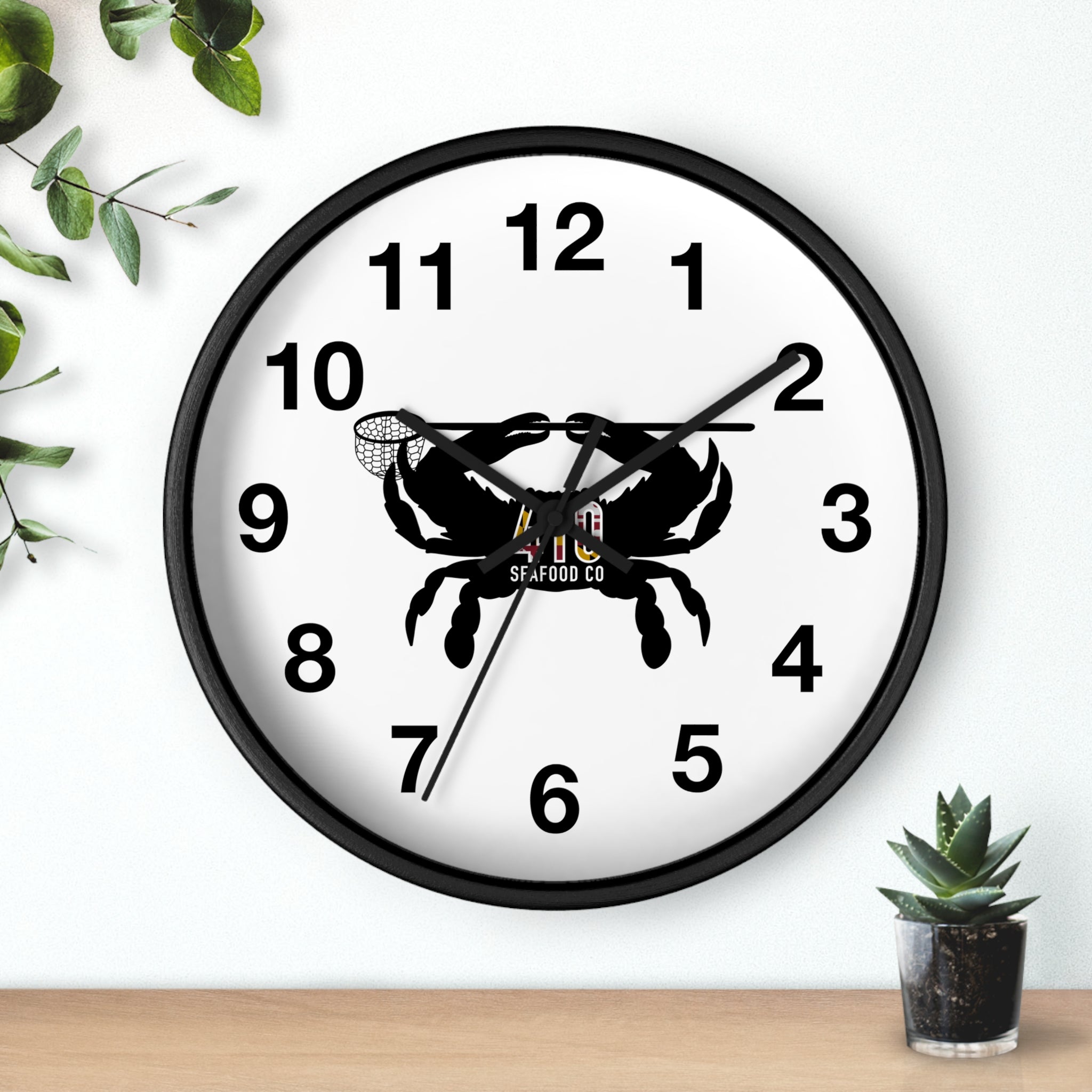 410 Seafood Wall Clock