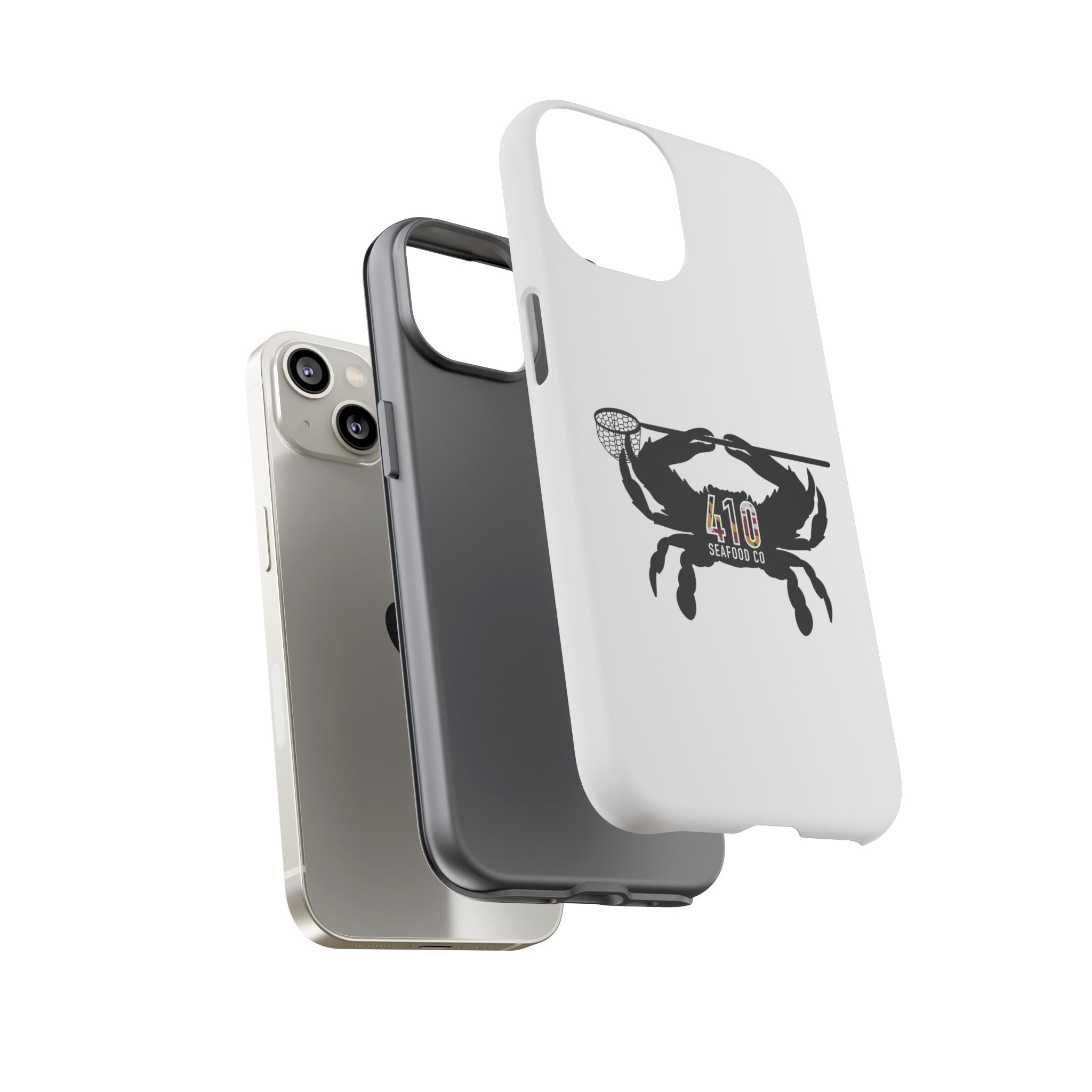Crab Logo Phone Case — 410 Seafood Co. Coastal Protective iPhone Cover