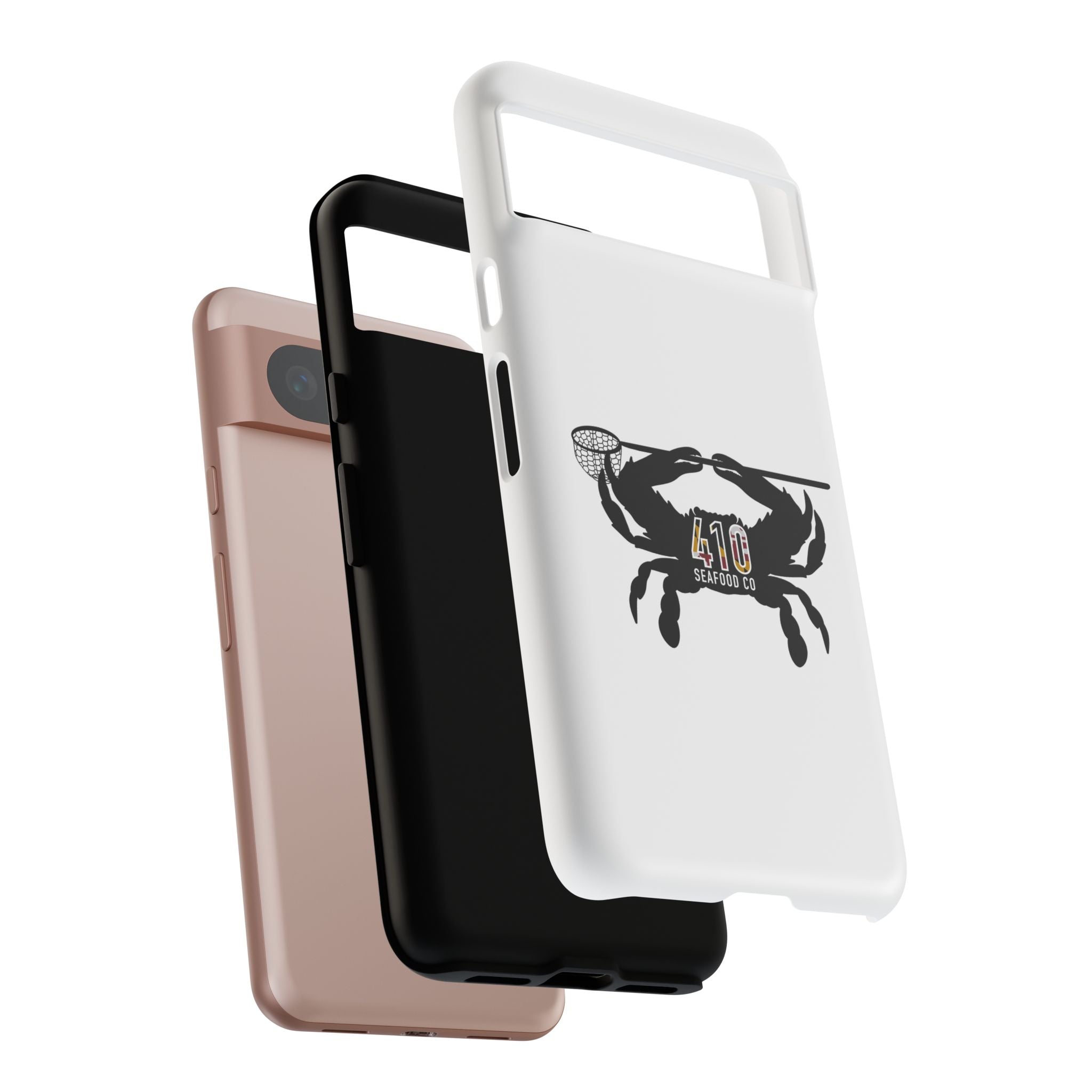 Crab Logo Phone Case — 410 Seafood Co. Coastal Protective iPhone Cover