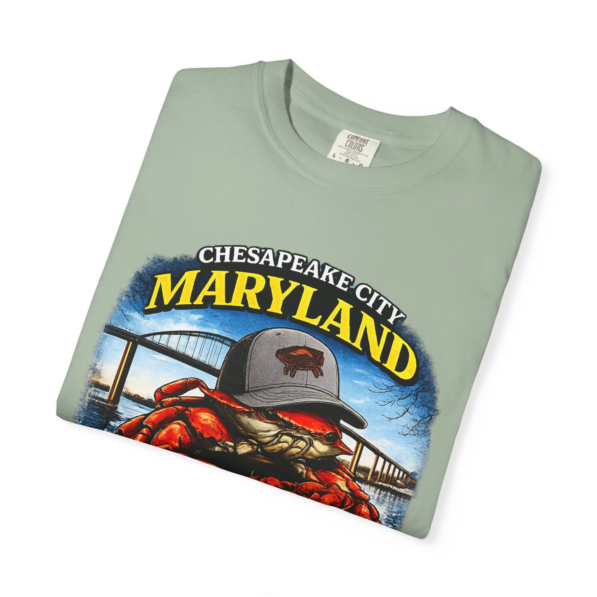 Maryland Crab T-Shirt – Chesapeake 410 Seafood Co. Coastal Tee