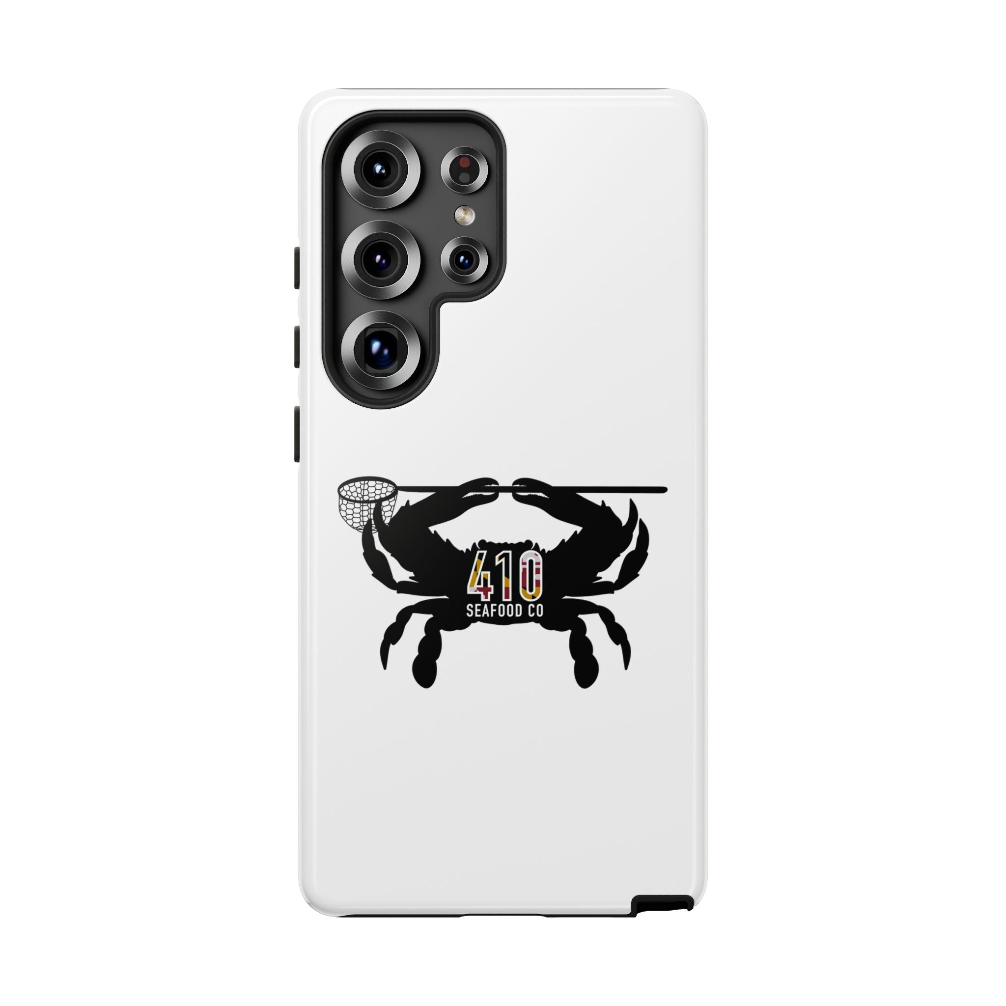 Crab Logo Phone Case — 410 Seafood Co. Coastal Protective iPhone Cover