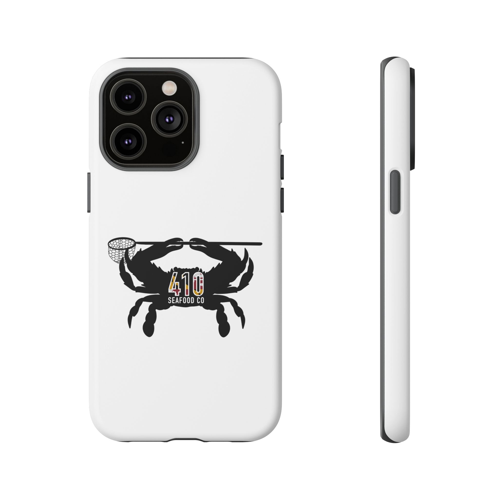 Crab Logo Phone Case — 410 Seafood Co. Coastal Protective iPhone Cover