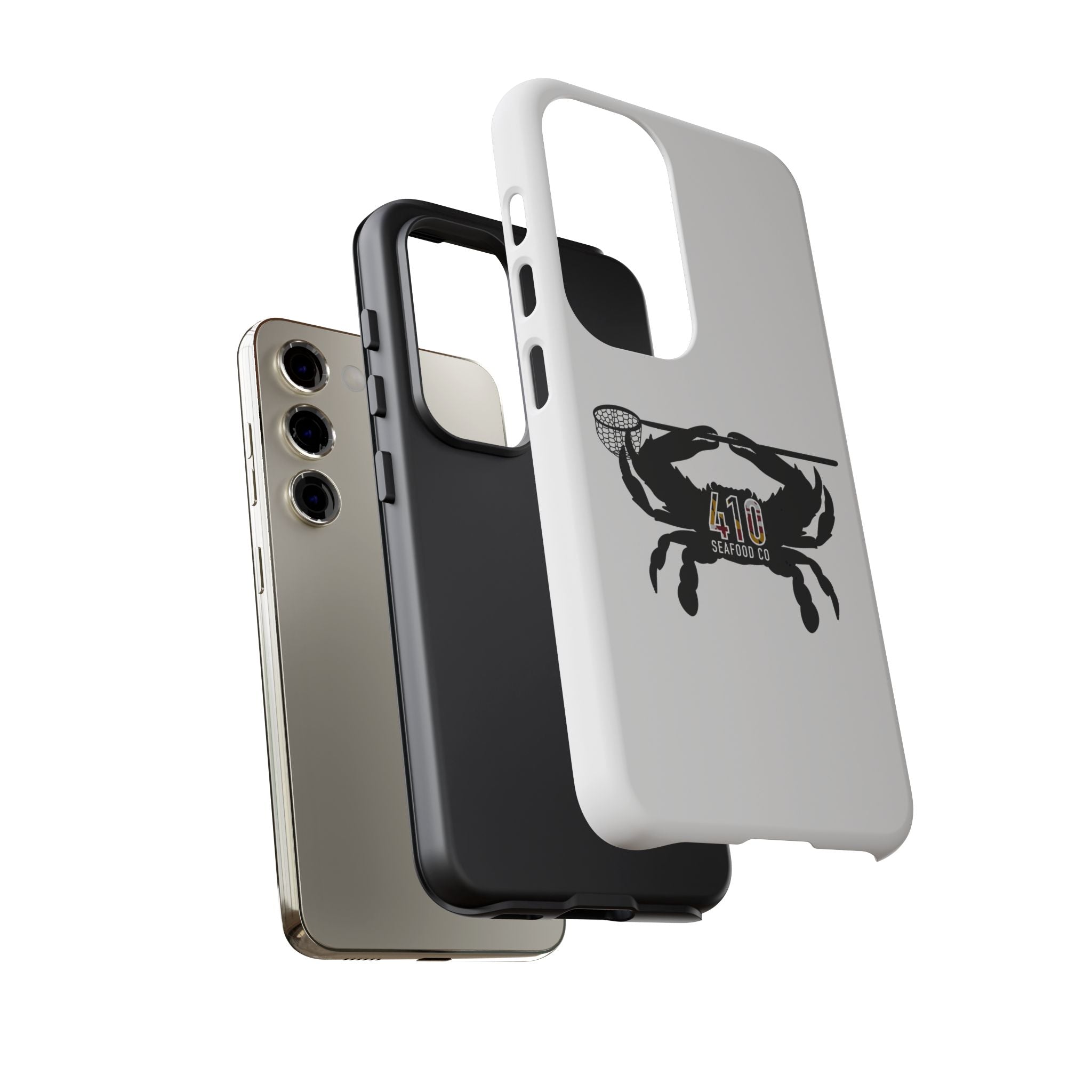 Crab Logo Phone Case — 410 Seafood Co. Coastal Protective iPhone Cover