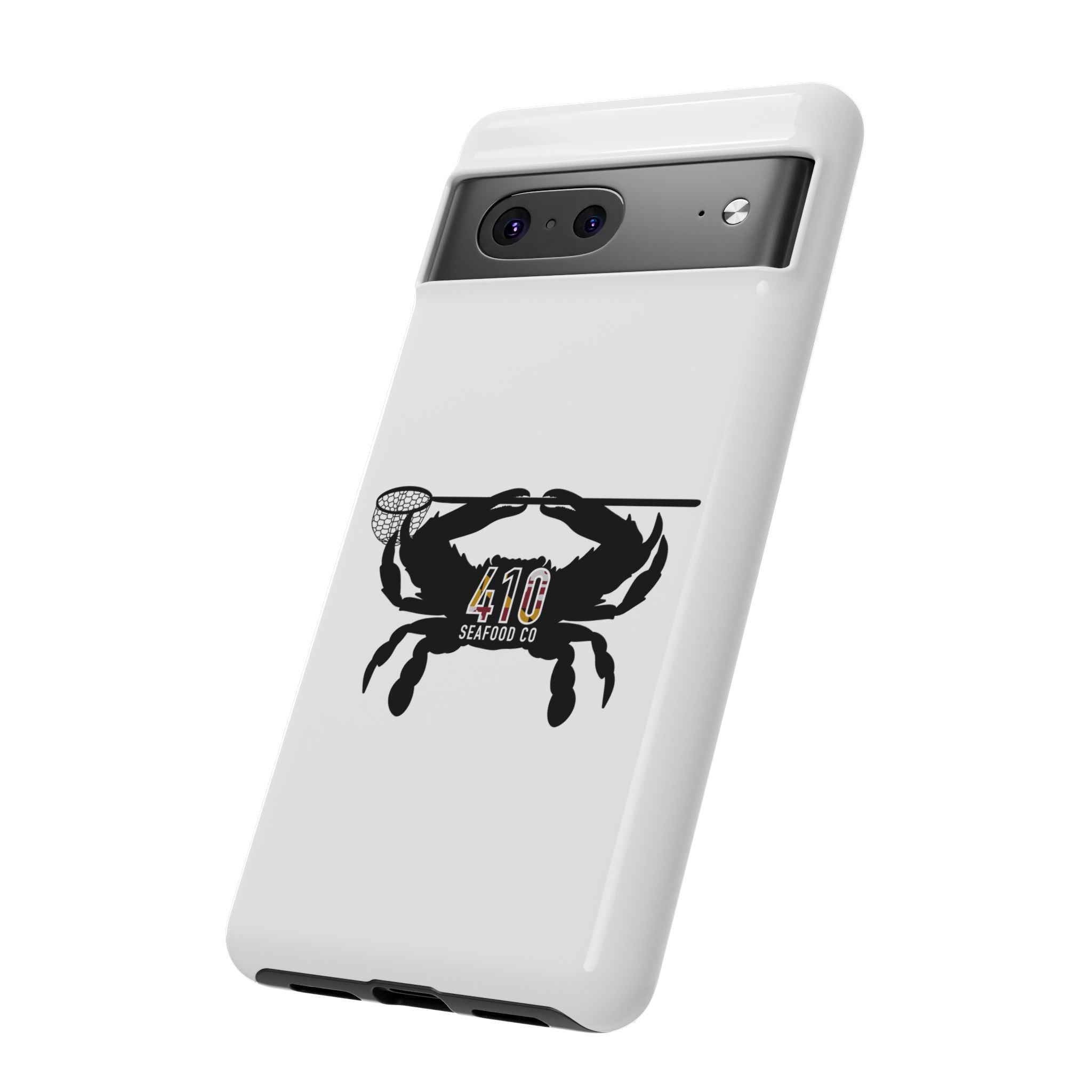Crab Logo Phone Case — 410 Seafood Co. Coastal Protective iPhone Cover