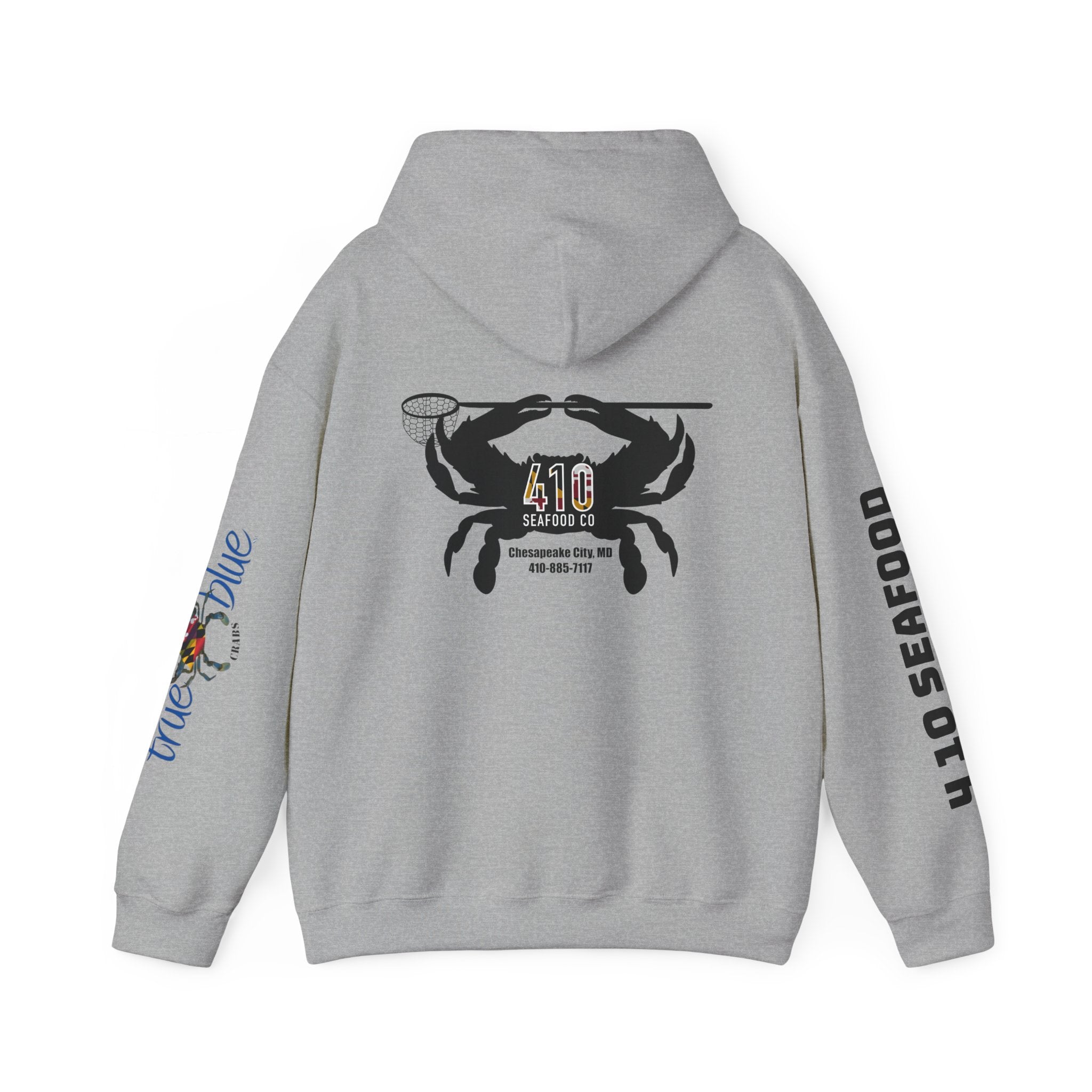 410 Seafood Crab Hoodie — Maryland True Blue