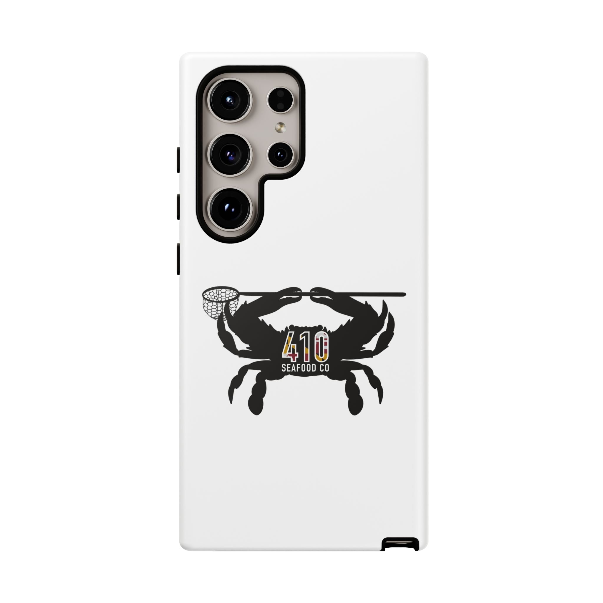 Crab Logo Phone Case — 410 Seafood Co. Coastal Protective iPhone Cover