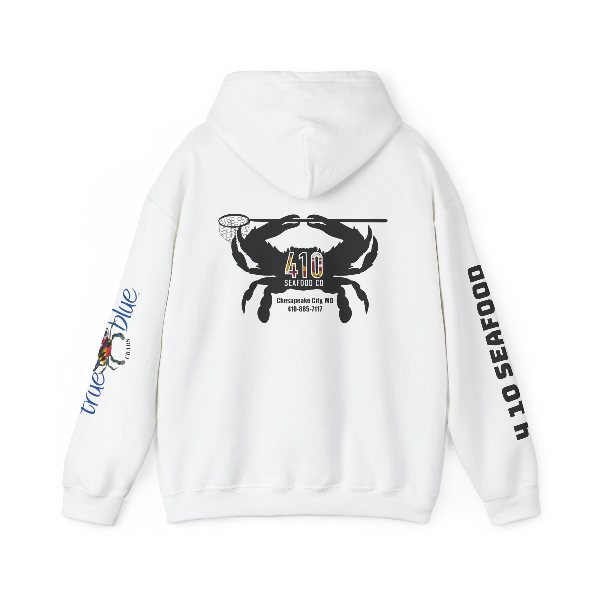 410 Seafood Crab Hoodie — Maryland True Blue