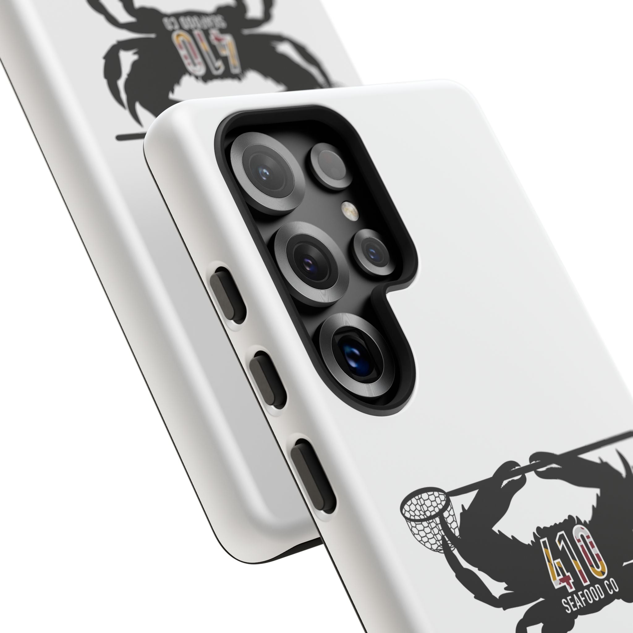 Crab Logo Phone Case — 410 Seafood Co. Coastal Protective iPhone Cover