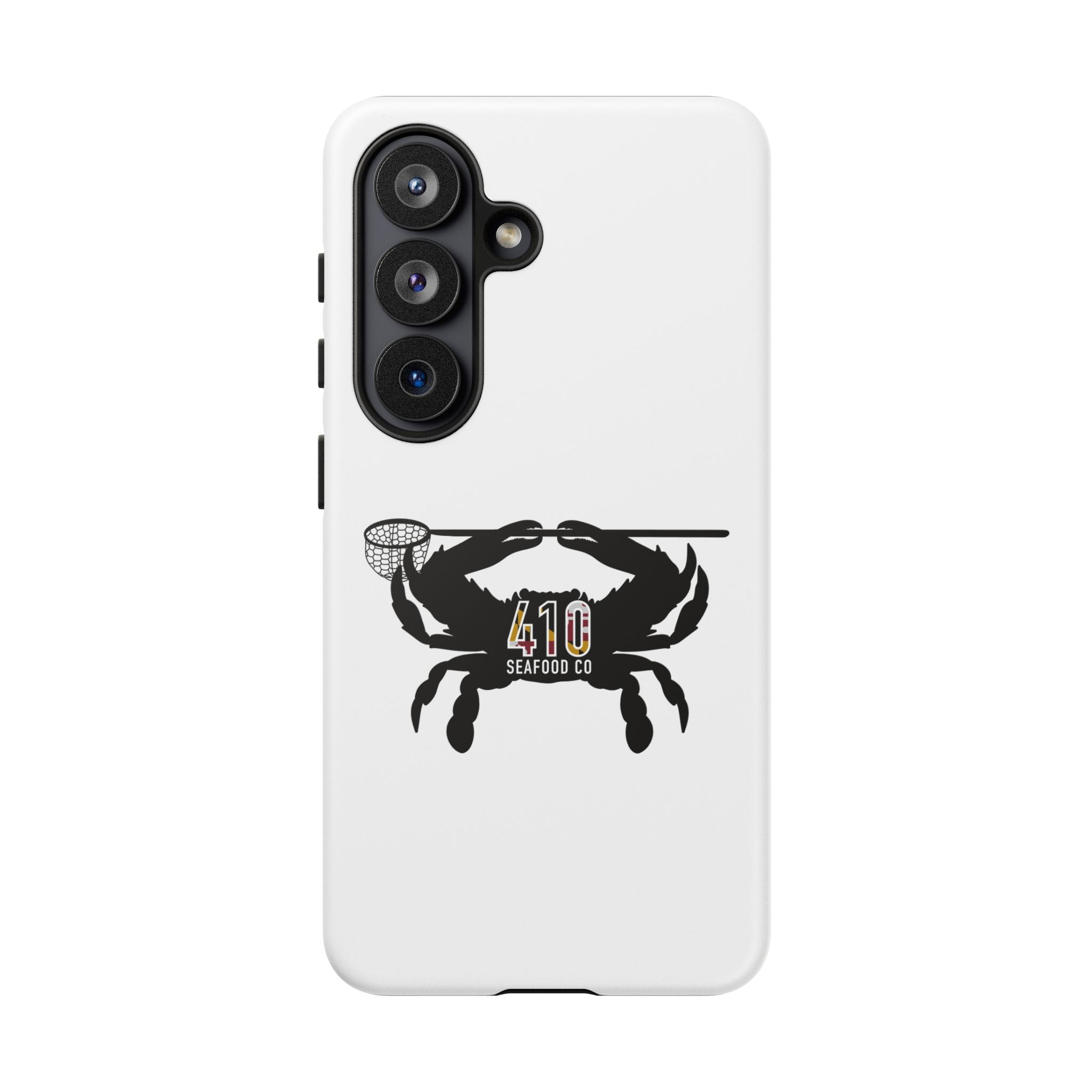 Crab Logo Phone Case — 410 Seafood Co. Coastal Protective iPhone Cover