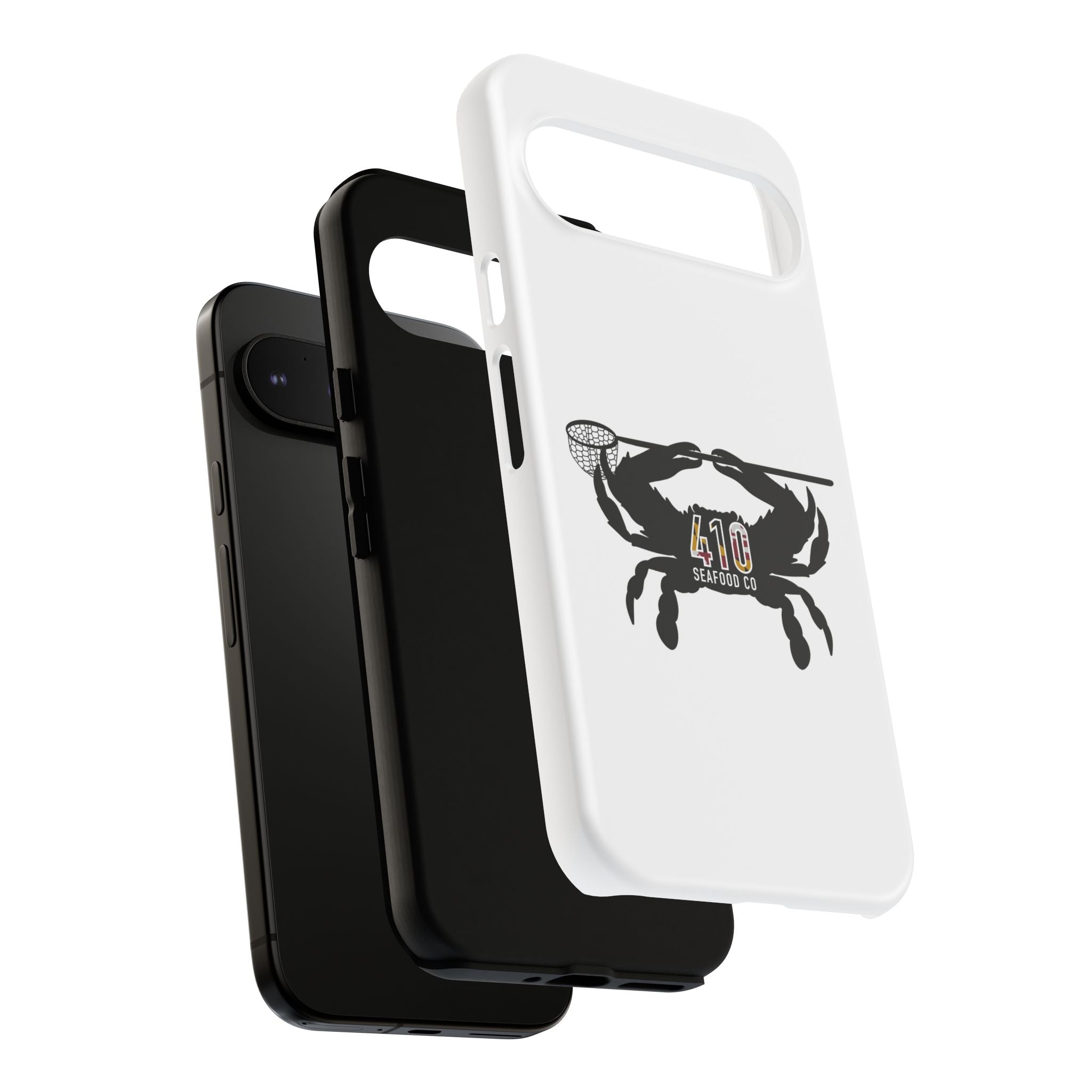 Crab Logo Phone Case — 410 Seafood Co. Coastal Protective iPhone Cover