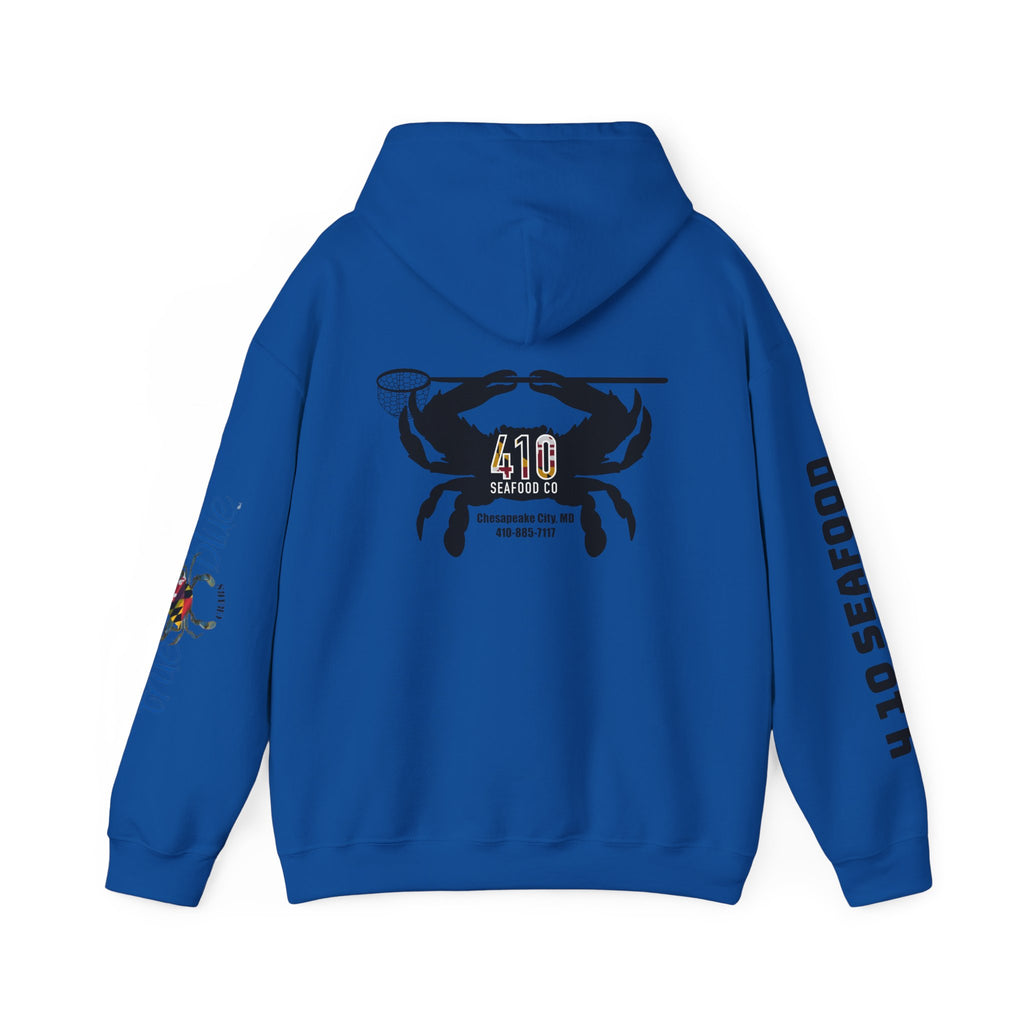 410 Seafood Crab Hoodie — Maryland True Blue
