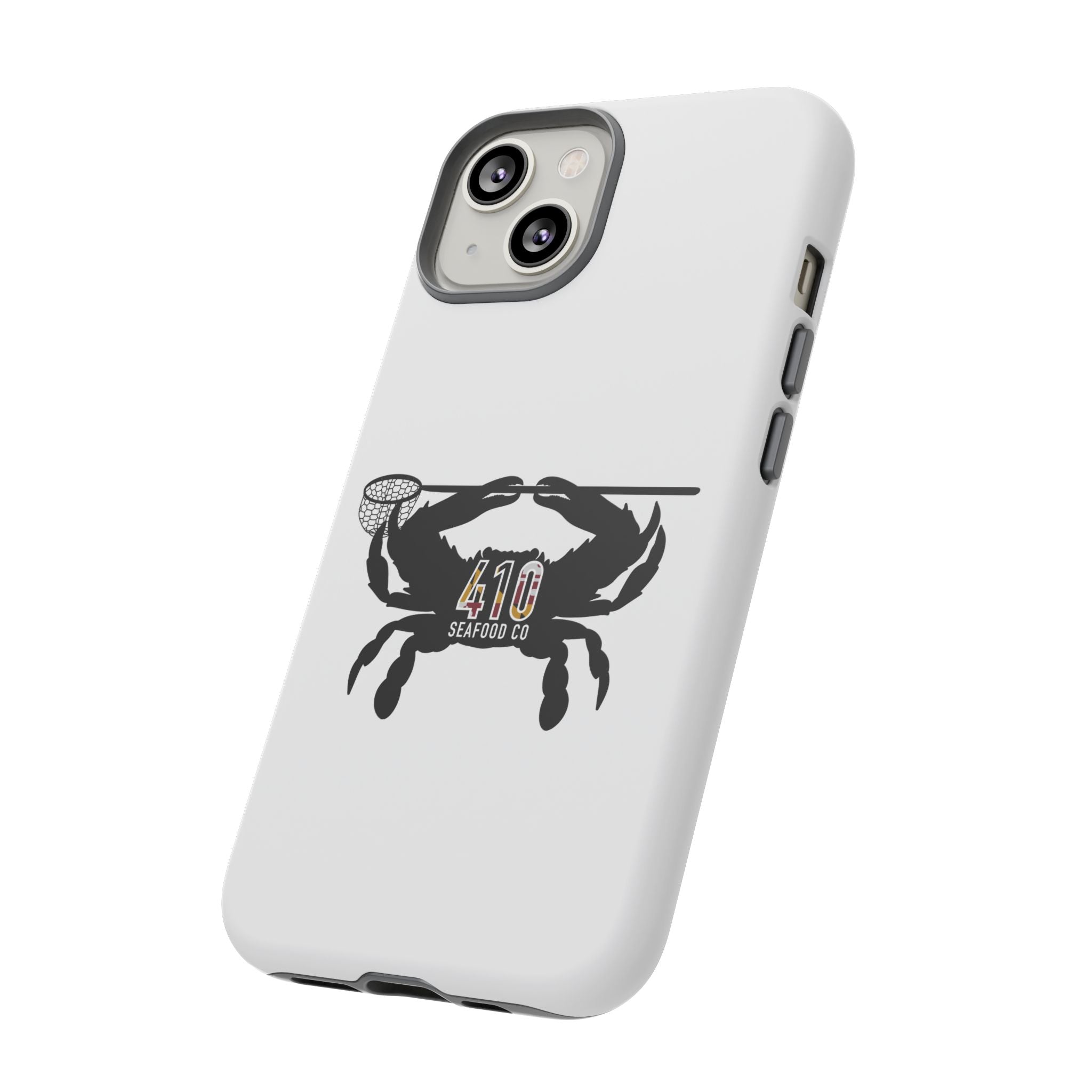 Crab Logo Phone Case — 410 Seafood Co. Coastal Protective iPhone Cover