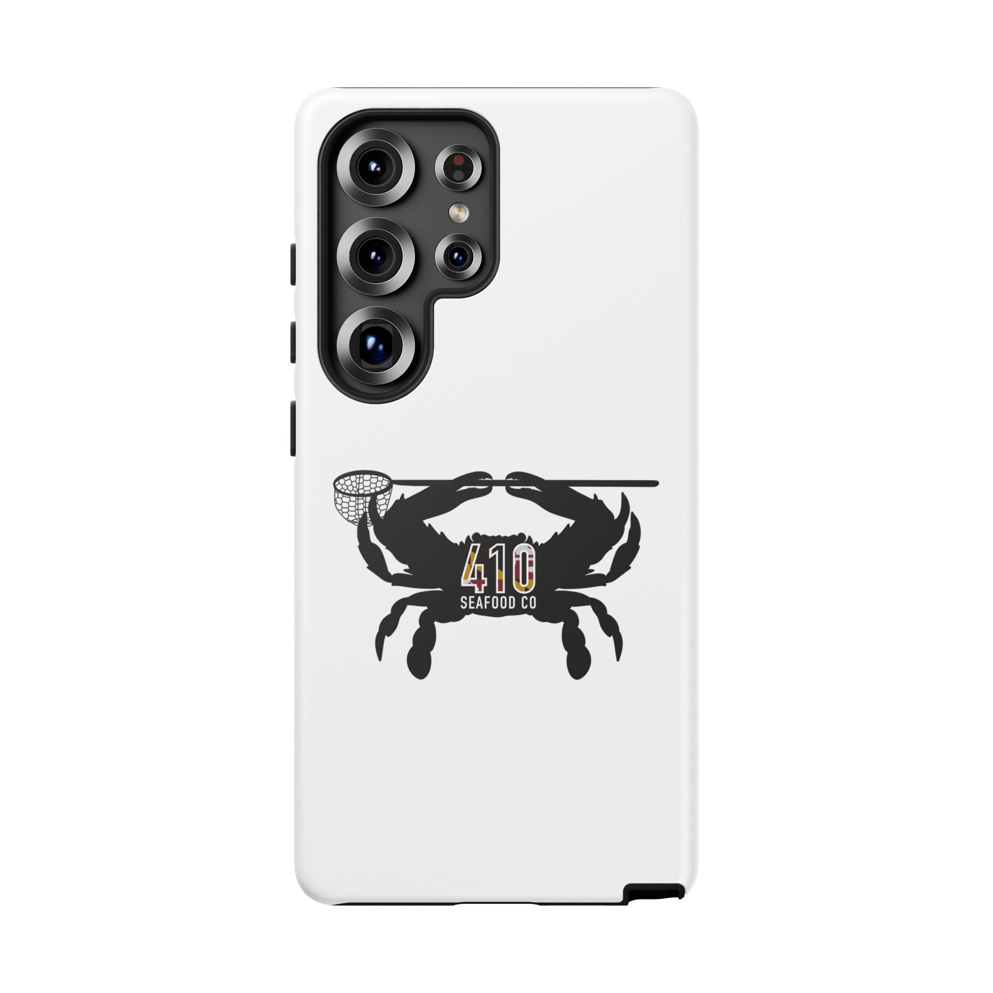 Crab Logo Phone Case — 410 Seafood Co. Coastal Protective iPhone Cover