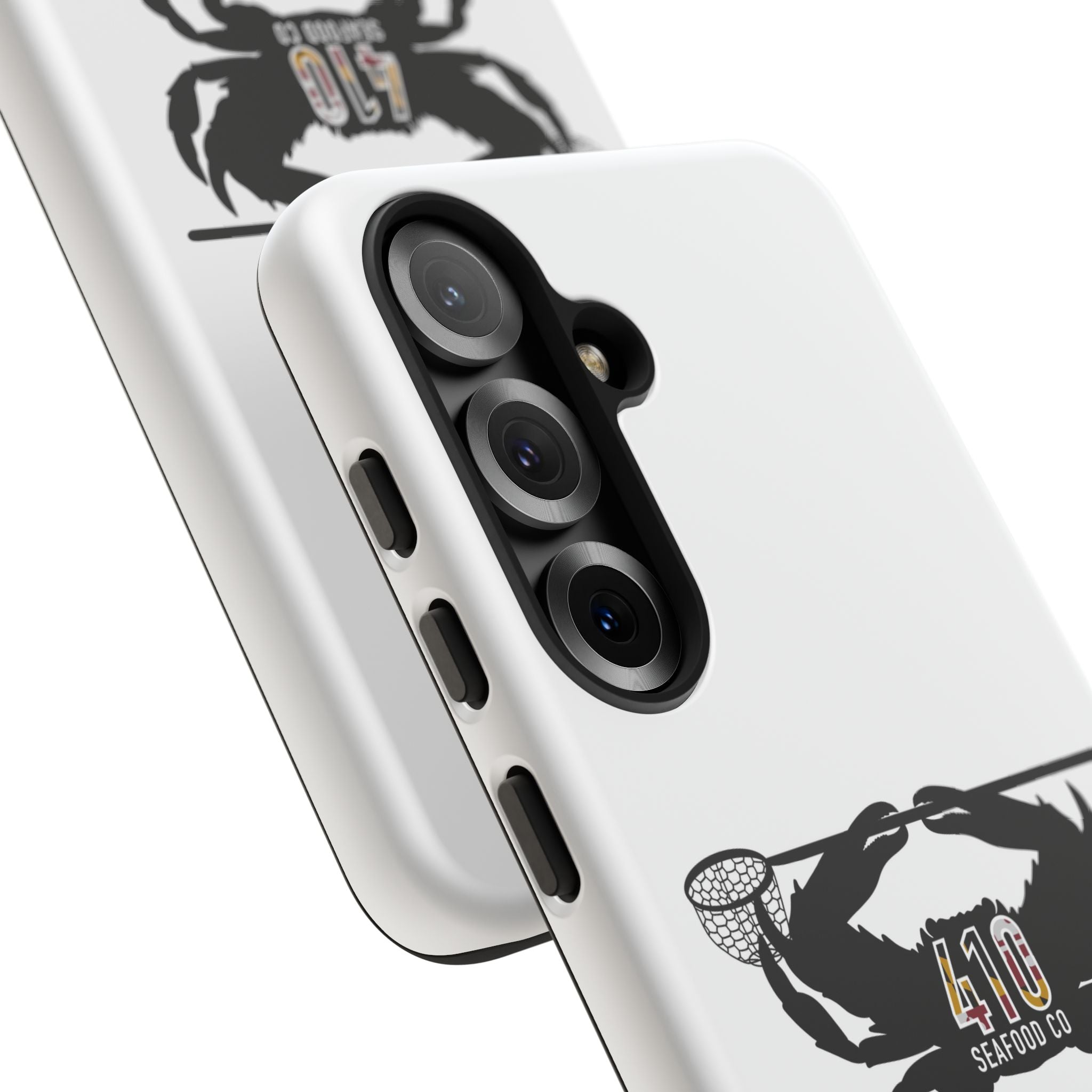 Crab Logo Phone Case — 410 Seafood Co. Coastal Protective iPhone Cover