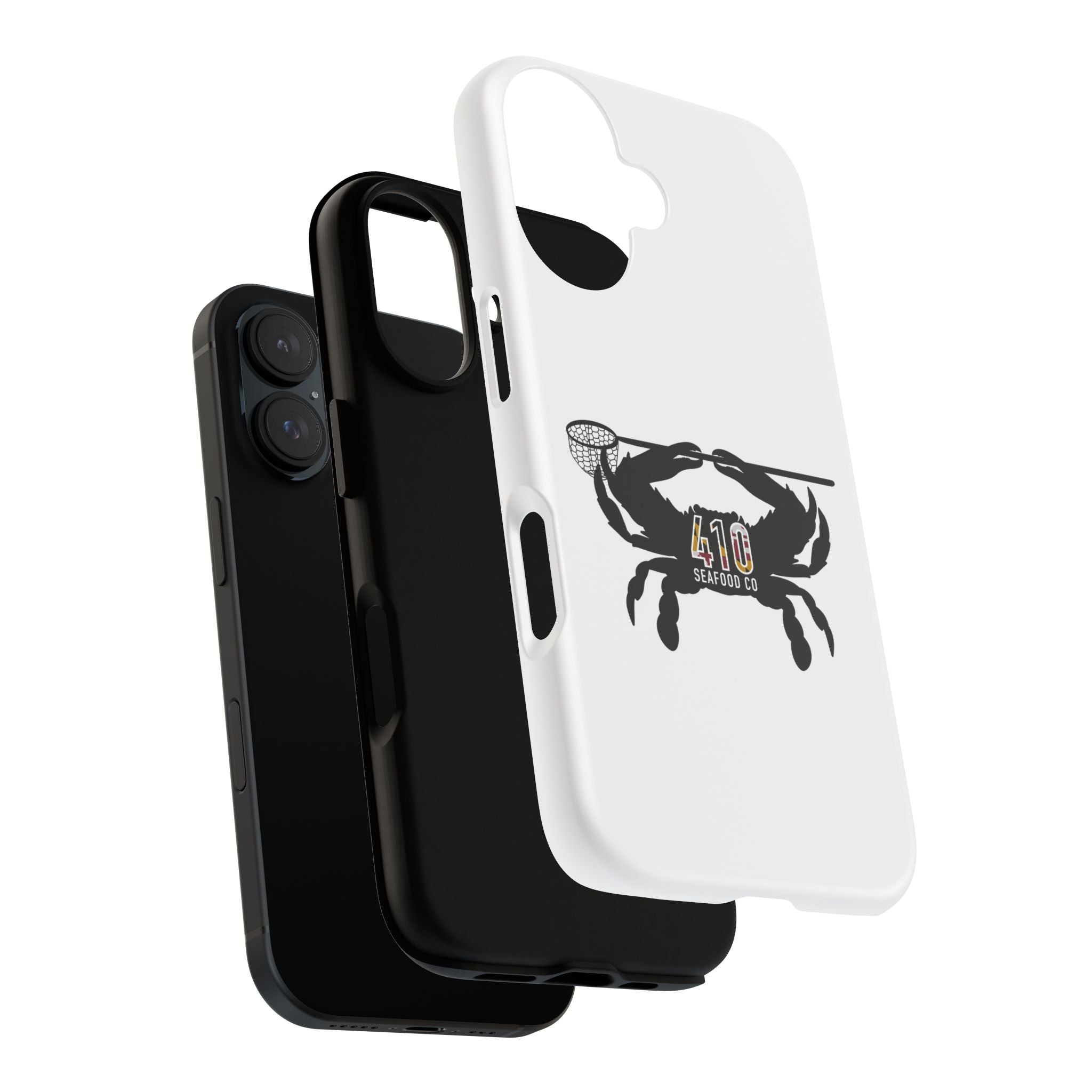 Crab Logo Phone Case — 410 Seafood Co. Coastal Protective iPhone Cover