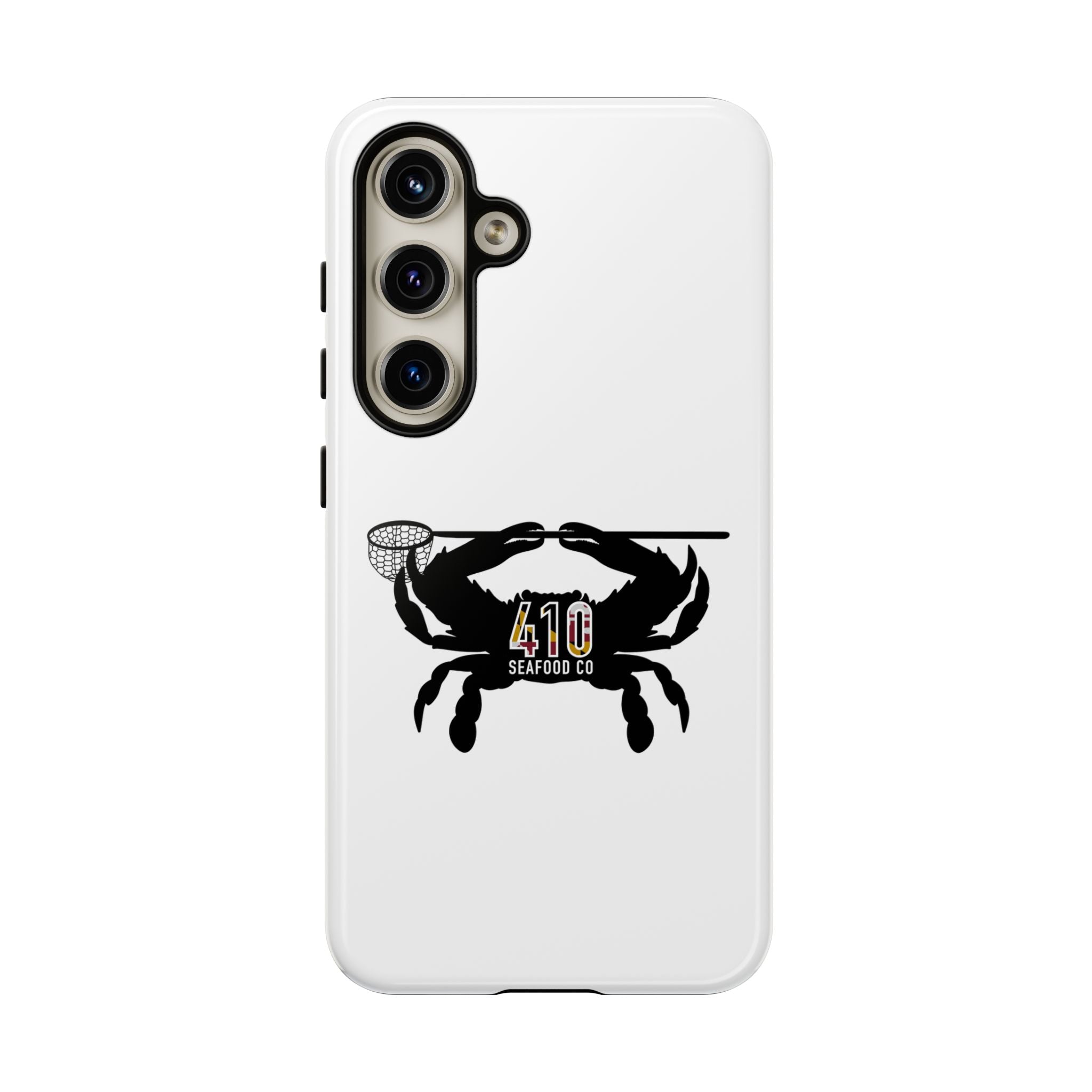 Crab Logo Phone Case — 410 Seafood Co. Coastal Protective iPhone Cover
