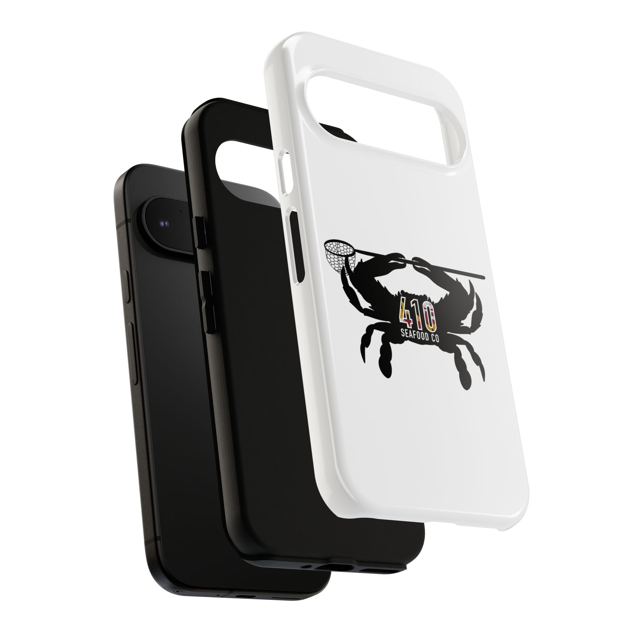 Crab Logo Phone Case — 410 Seafood Co. Coastal Protective iPhone Cover