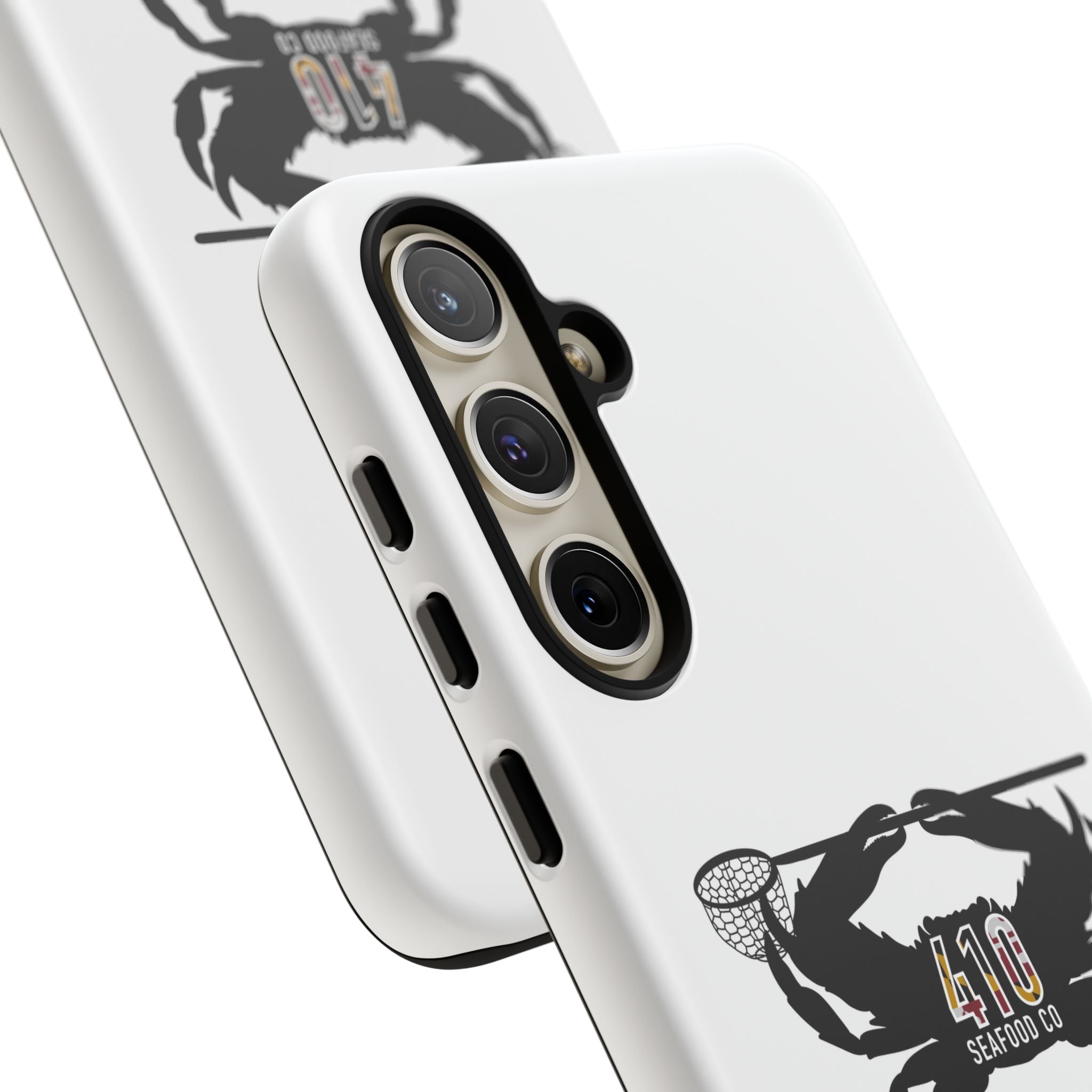 Crab Logo Phone Case — 410 Seafood Co. Coastal Protective iPhone Cover
