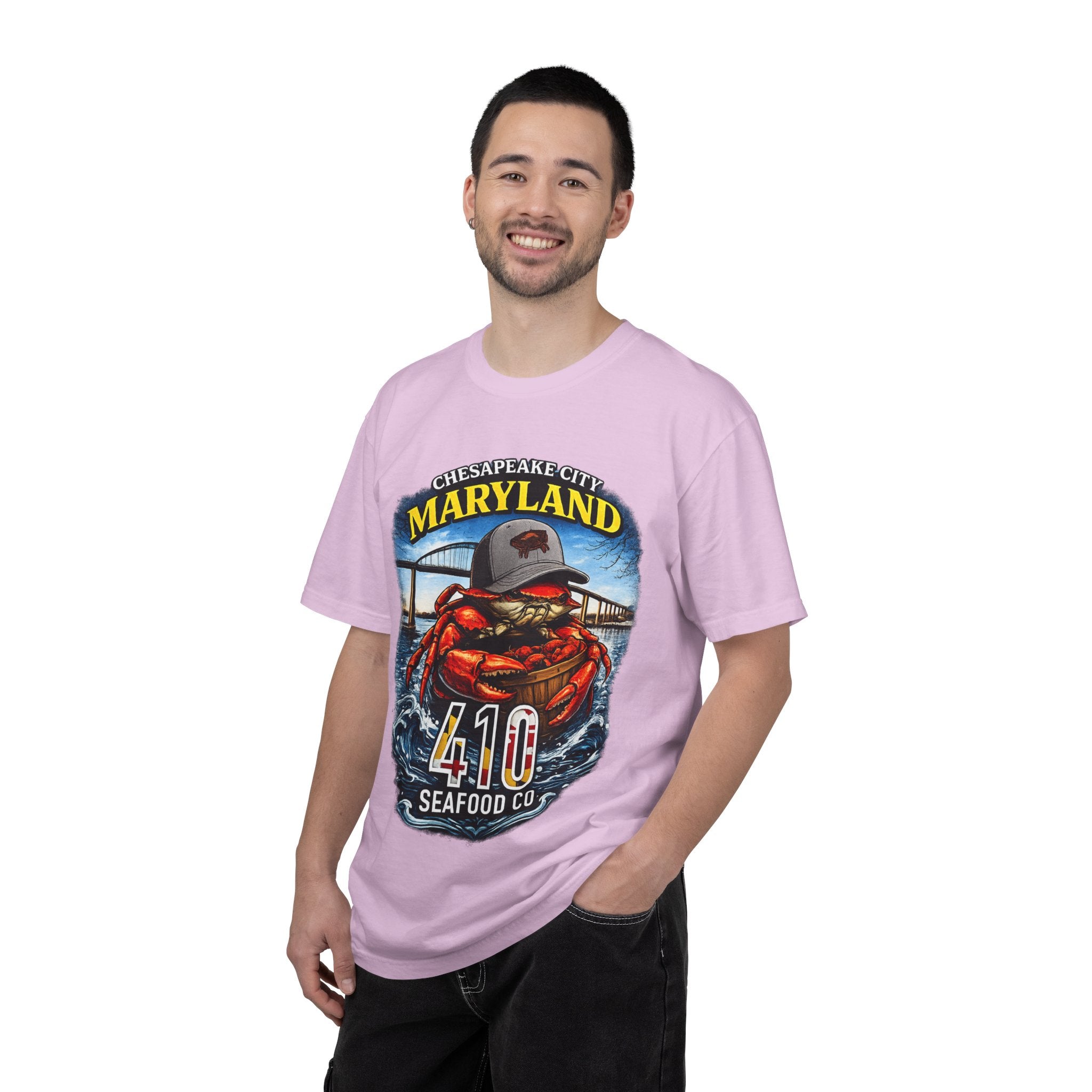 Maryland Crab T-Shirt – Chesapeake 410 Seafood Co. Coastal Tee