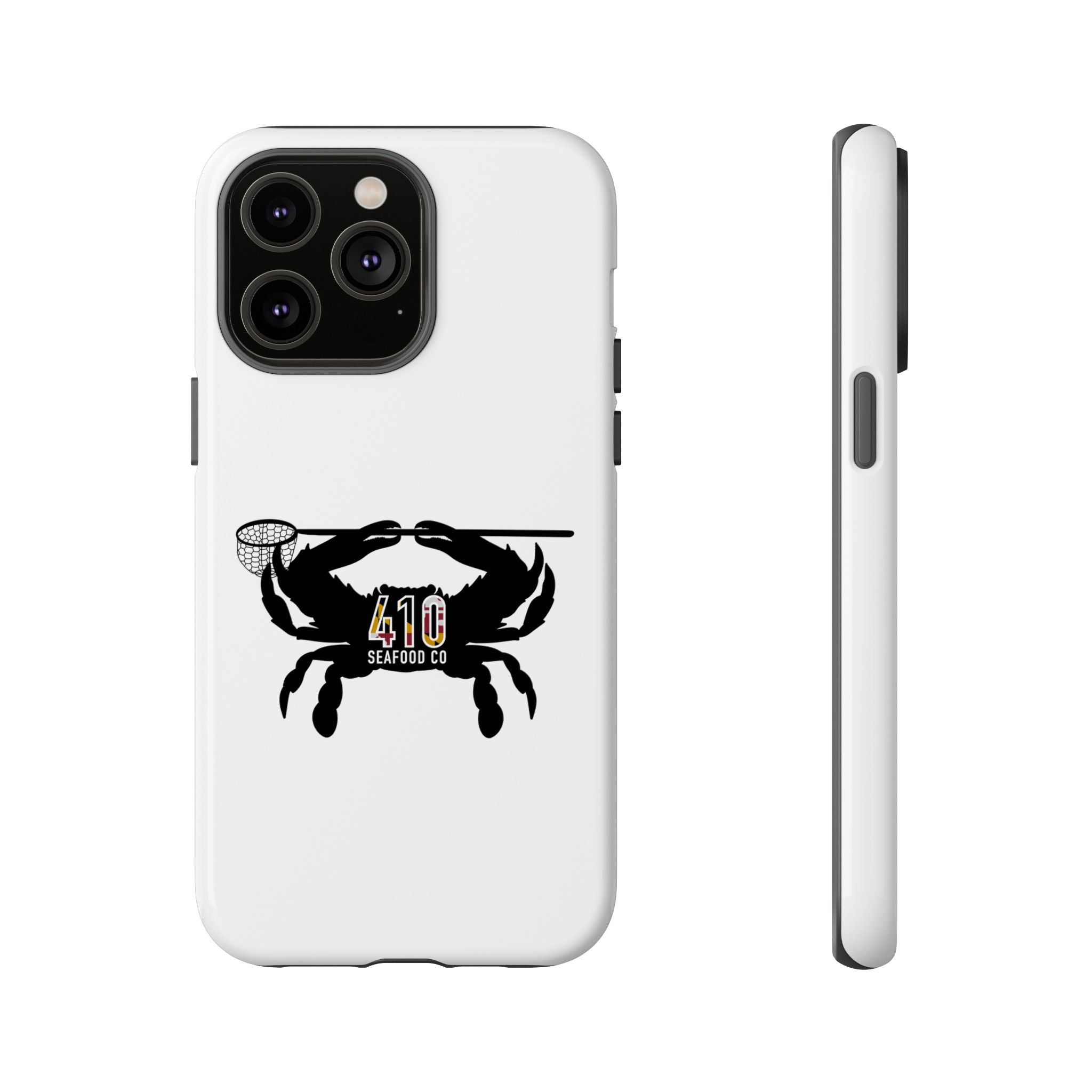 Crab Logo Phone Case — 410 Seafood Co. Coastal Protective iPhone Cover
