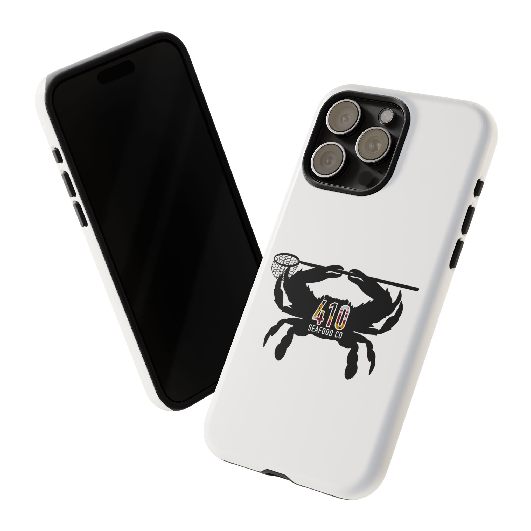 Crab Logo Phone Case — 410 Seafood Co. Coastal Protective iPhone Cover