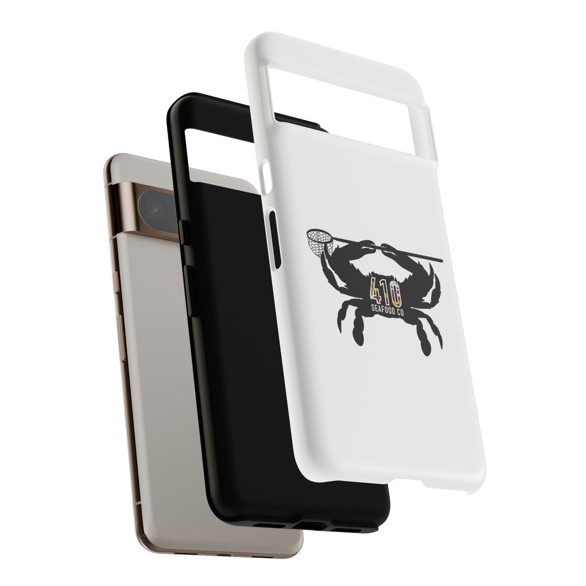 Crab Logo Phone Case — 410 Seafood Co. Coastal Protective iPhone Cover