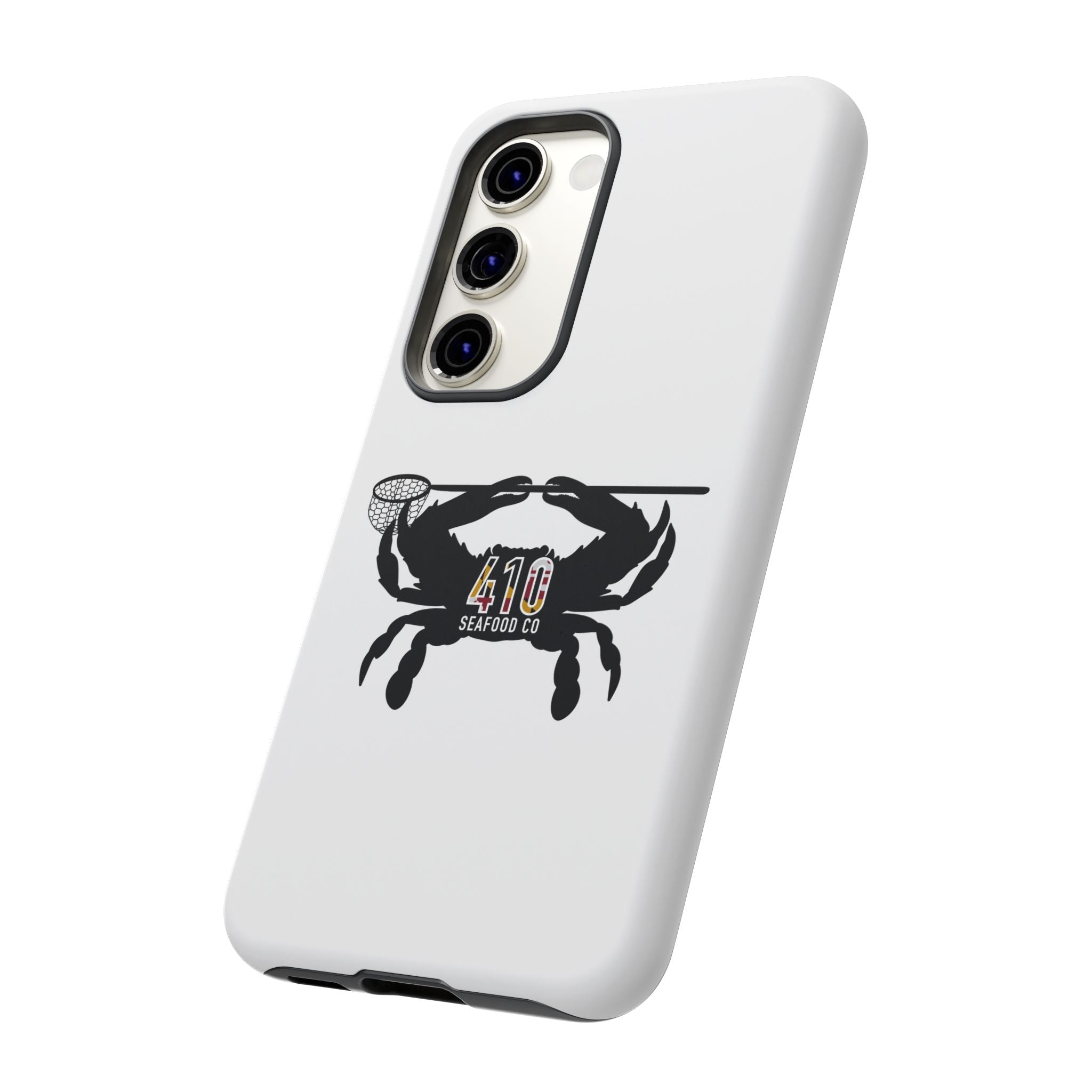 Crab Logo Phone Case — 410 Seafood Co. Coastal Protective iPhone Cover