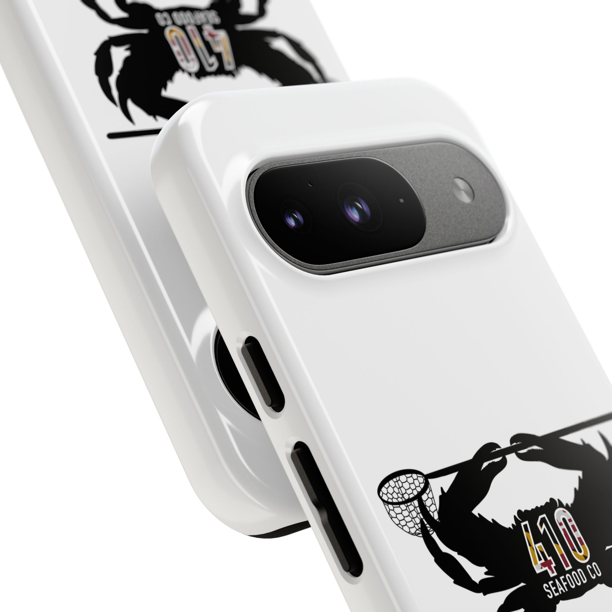 Crab Logo Phone Case — 410 Seafood Co. Coastal Protective iPhone Cover