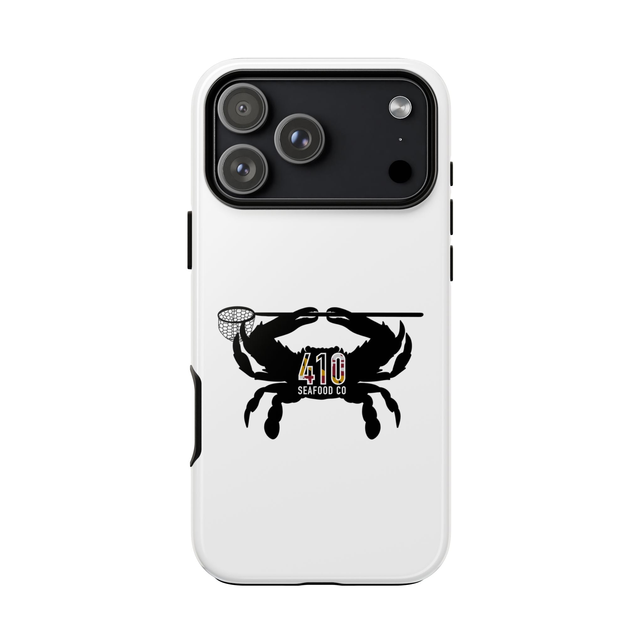 Crab Logo Phone Case — 410 Seafood Co. Coastal Protective iPhone Cover