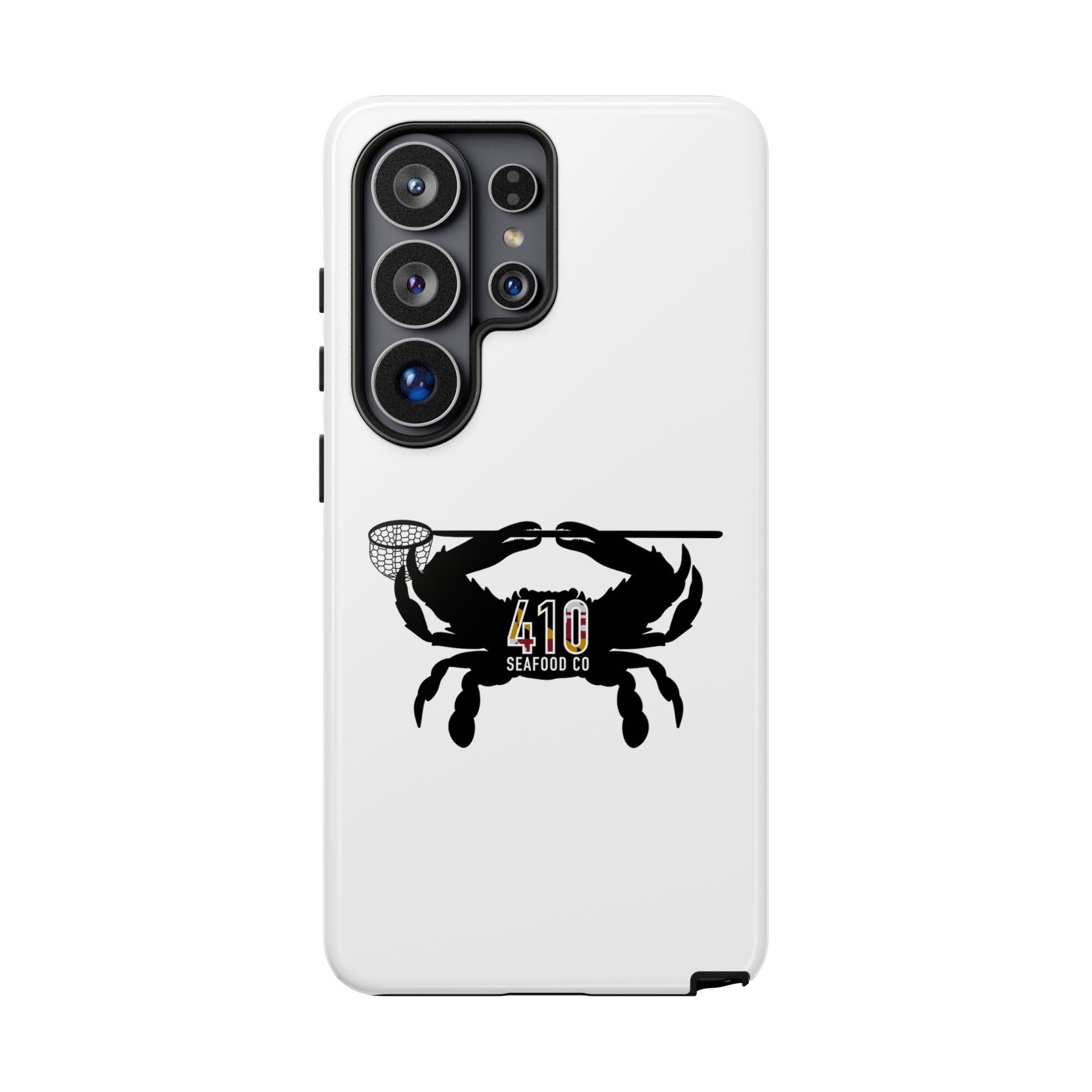 Crab Logo Phone Case — 410 Seafood Co. Coastal Protective iPhone Cover