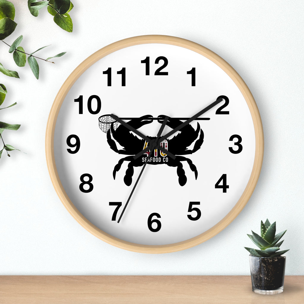 410 Seafood Wall Clock