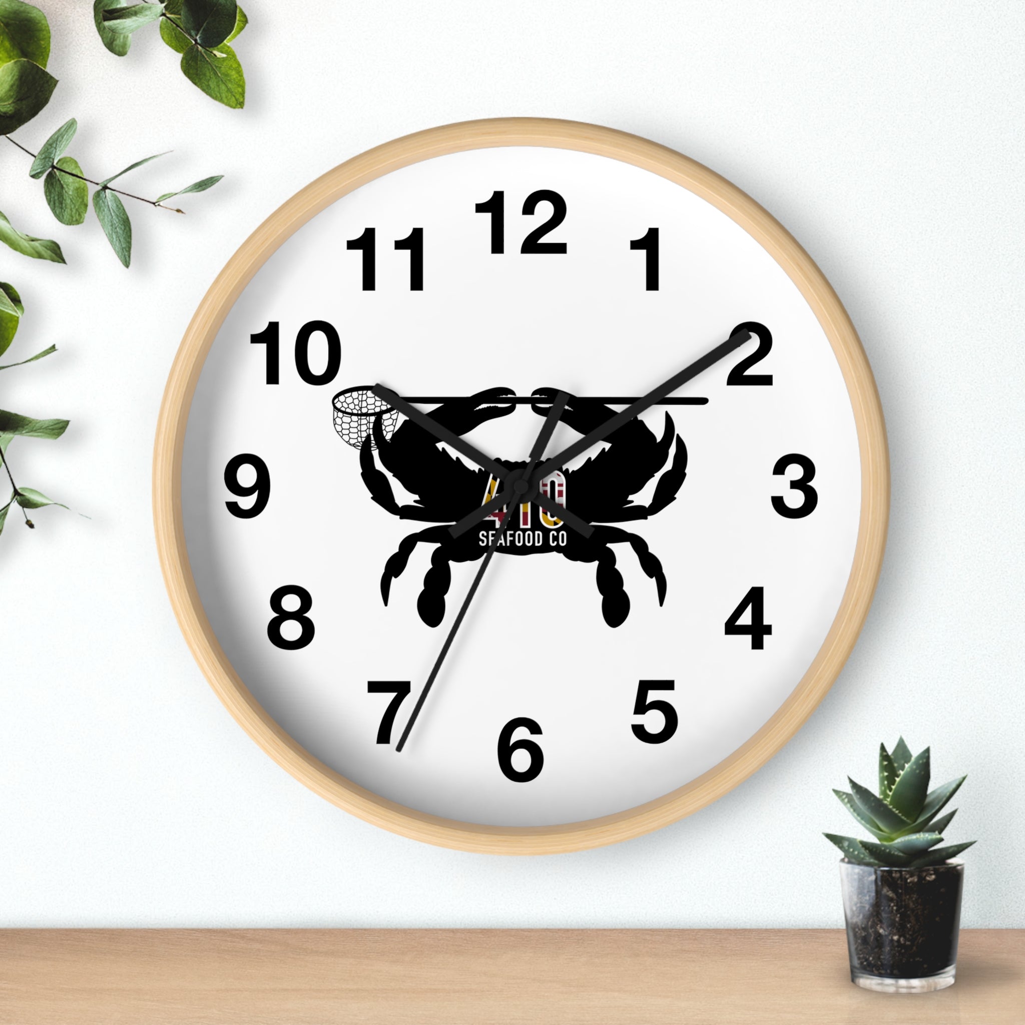 410 Seafood Wall Clock