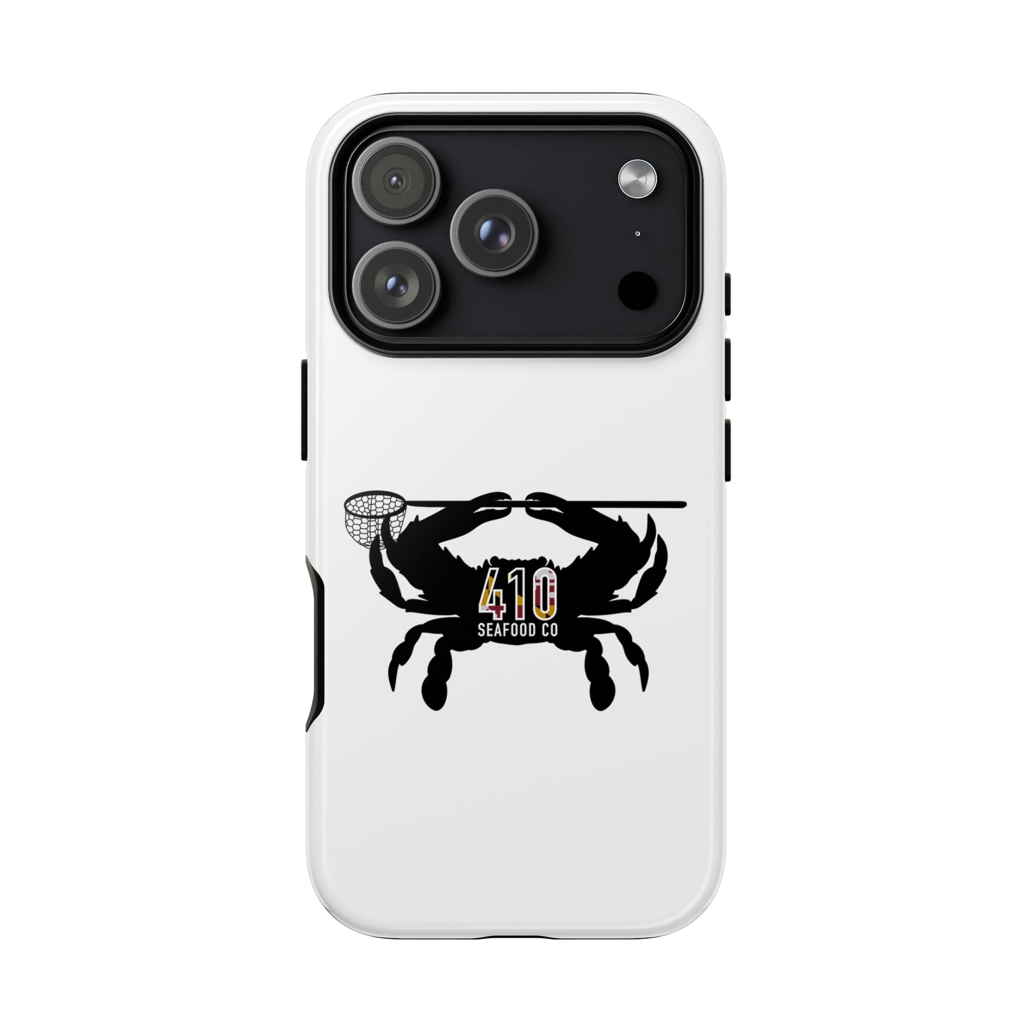 Crab Logo Phone Case — 410 Seafood Co. Coastal Protective iPhone Cover