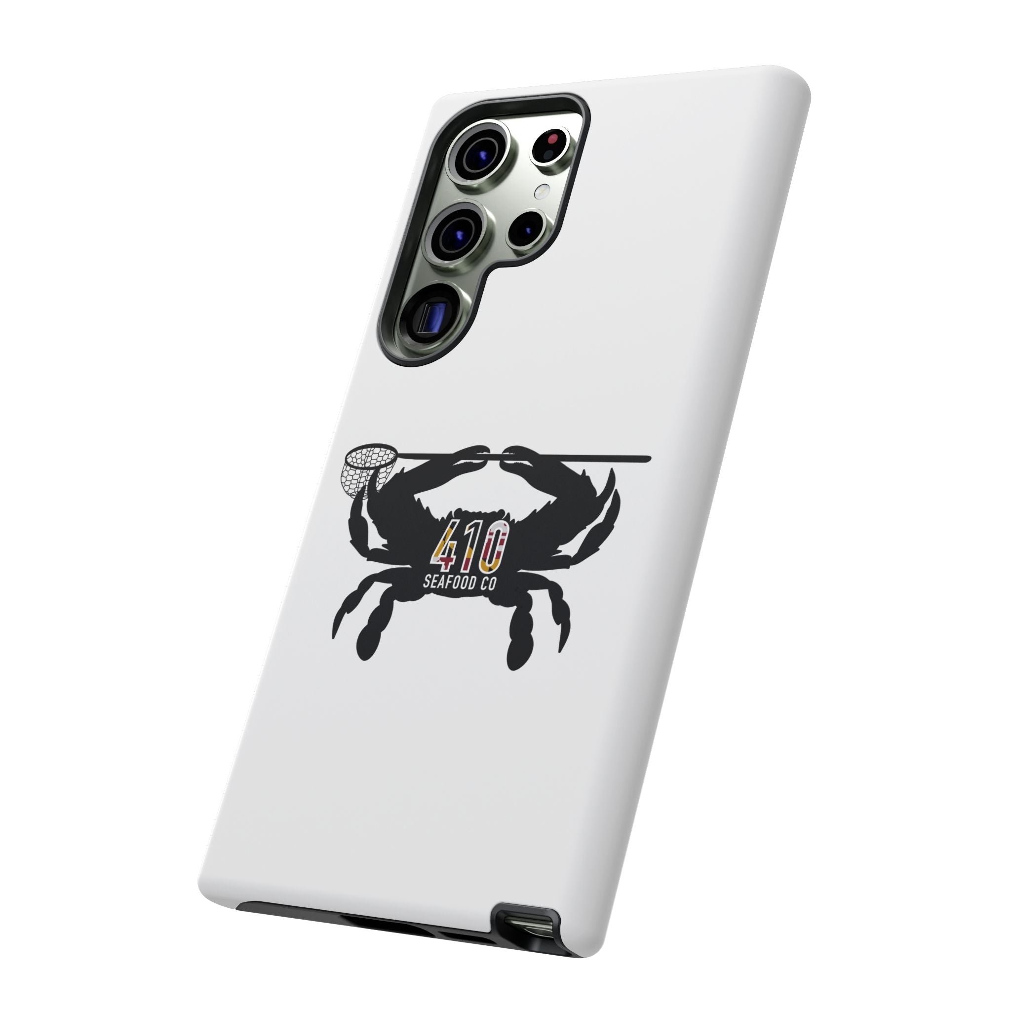 Crab Logo Phone Case — 410 Seafood Co. Coastal Protective iPhone Cover