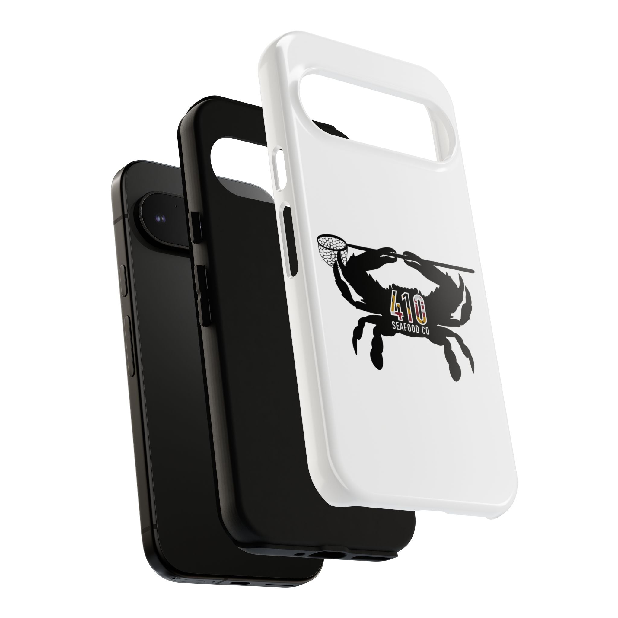 Crab Logo Phone Case — 410 Seafood Co. Coastal Protective iPhone Cover