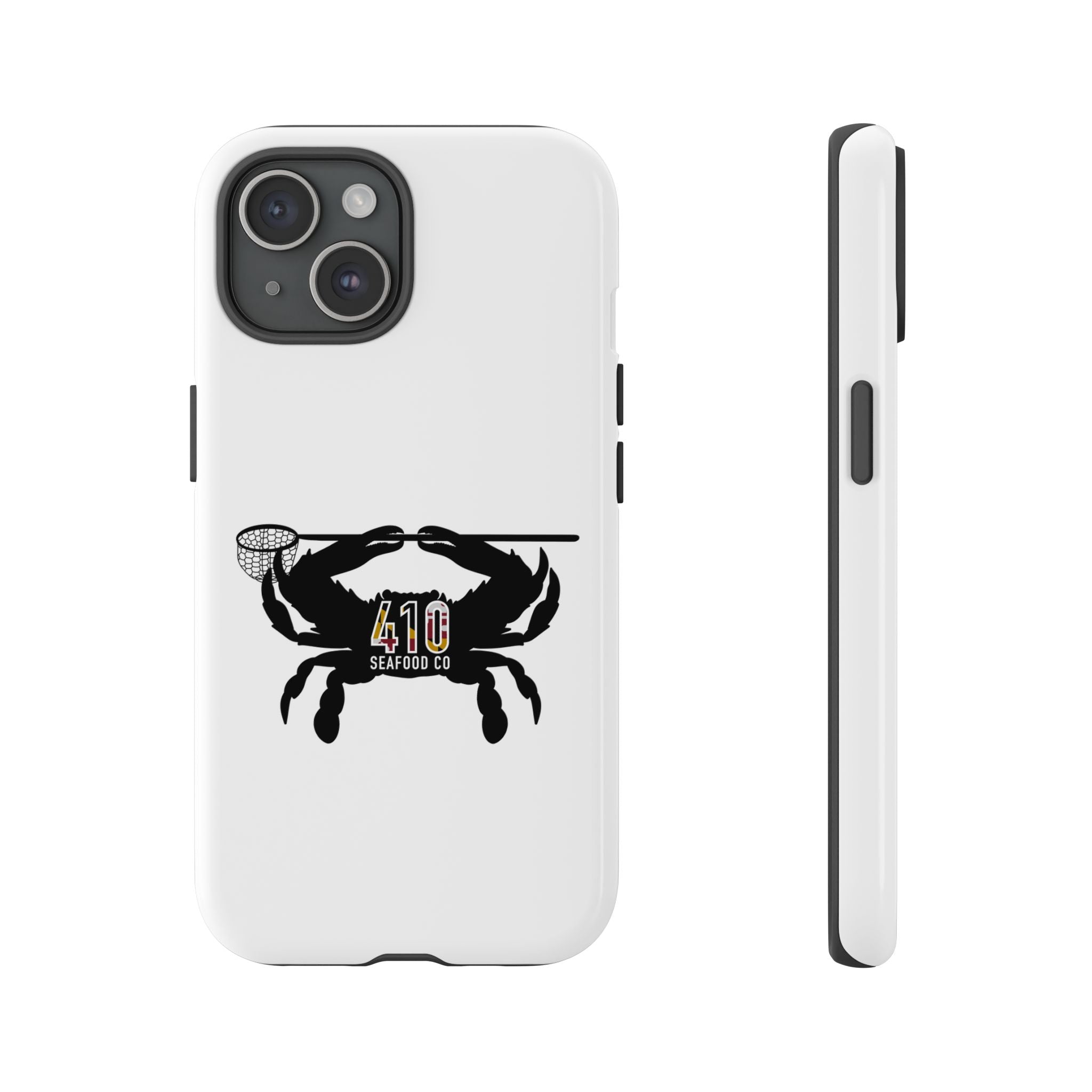 Crab Logo Phone Case — 410 Seafood Co. Coastal Protective iPhone Cover
