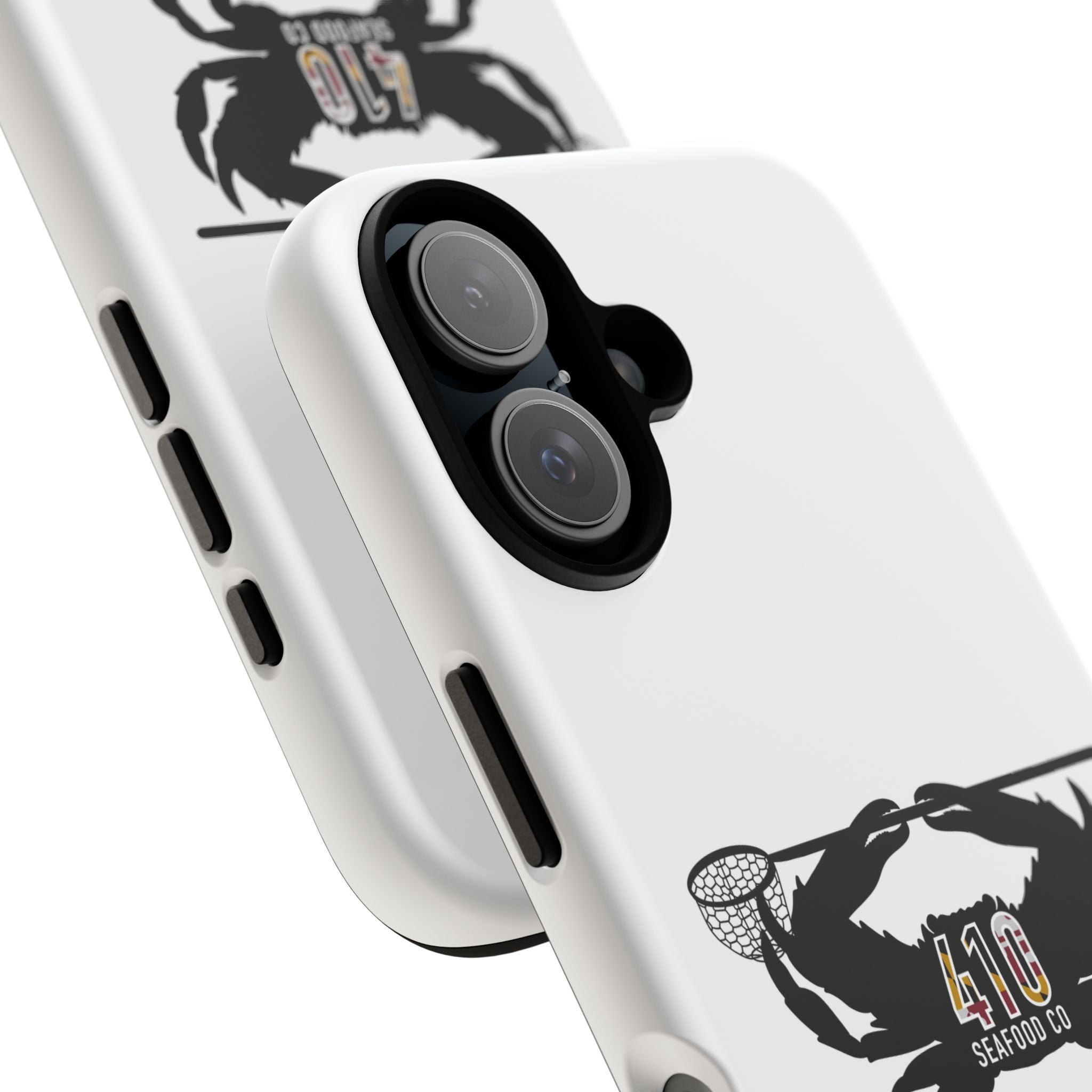 Crab Logo Phone Case — 410 Seafood Co. Coastal Protective iPhone Cover