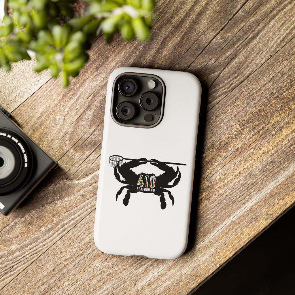 Crab Logo Phone Case — 410 Seafood Co. Coastal Protective iPhone Cover