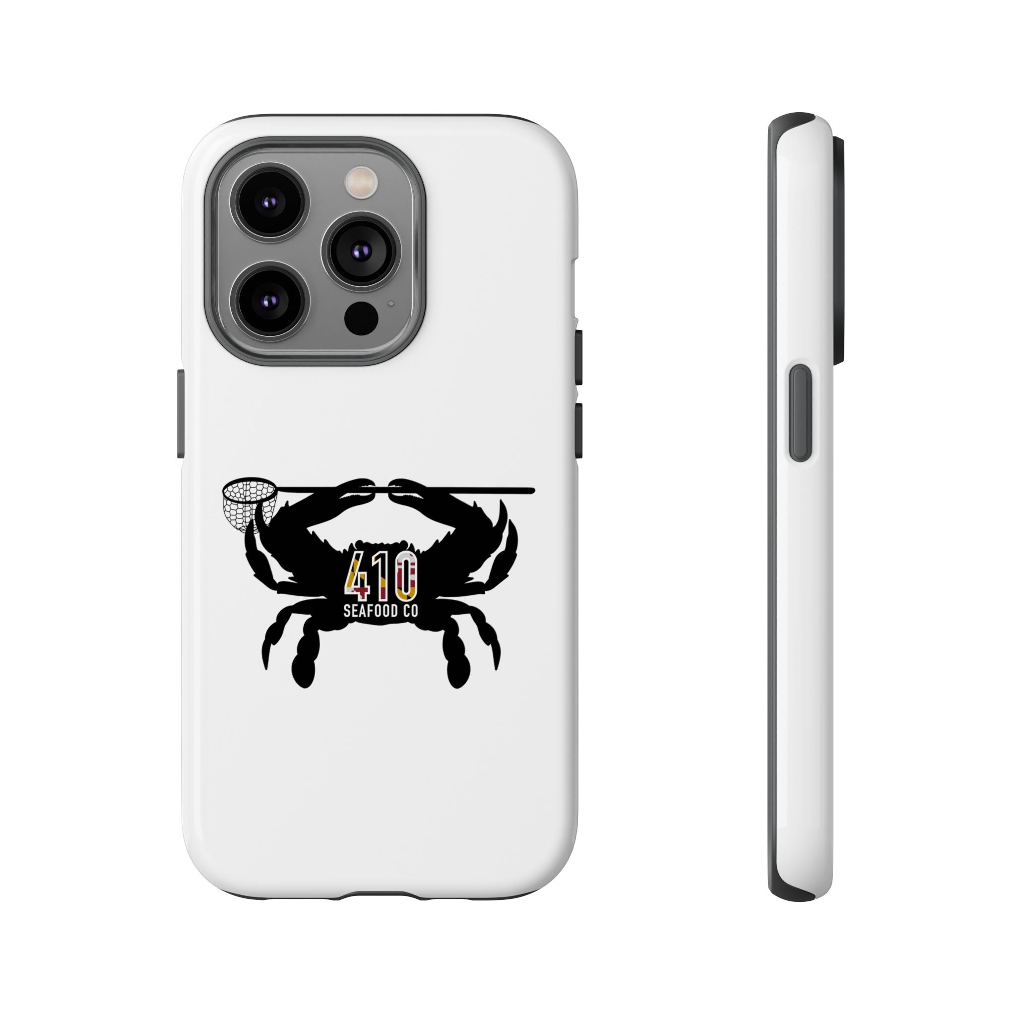 Crab Logo Phone Case — 410 Seafood Co. Coastal Protective iPhone Cover
