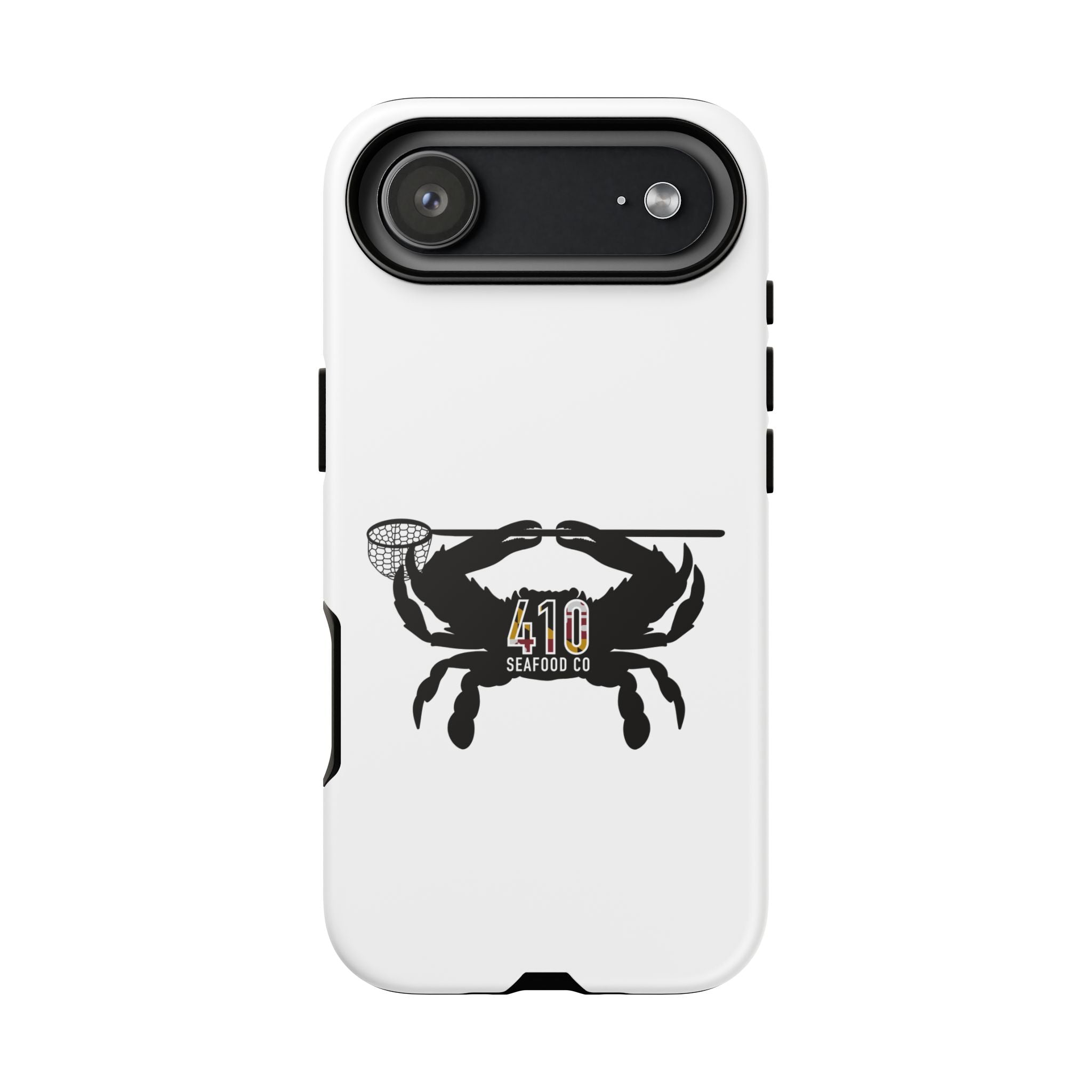 Crab Logo Phone Case — 410 Seafood Co. Coastal Protective iPhone Cover