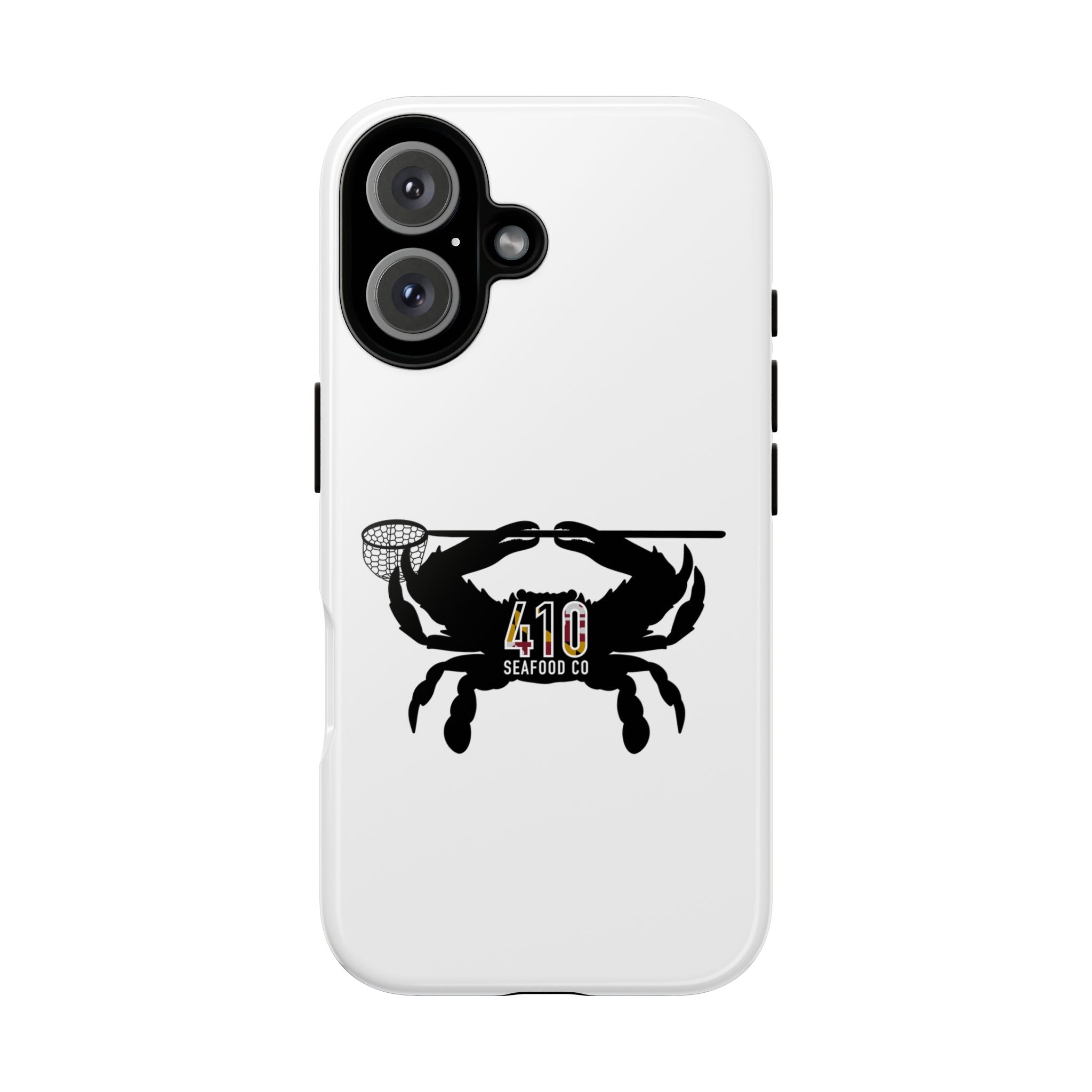 Crab Logo Phone Case — 410 Seafood Co. Coastal Protective iPhone Cover
