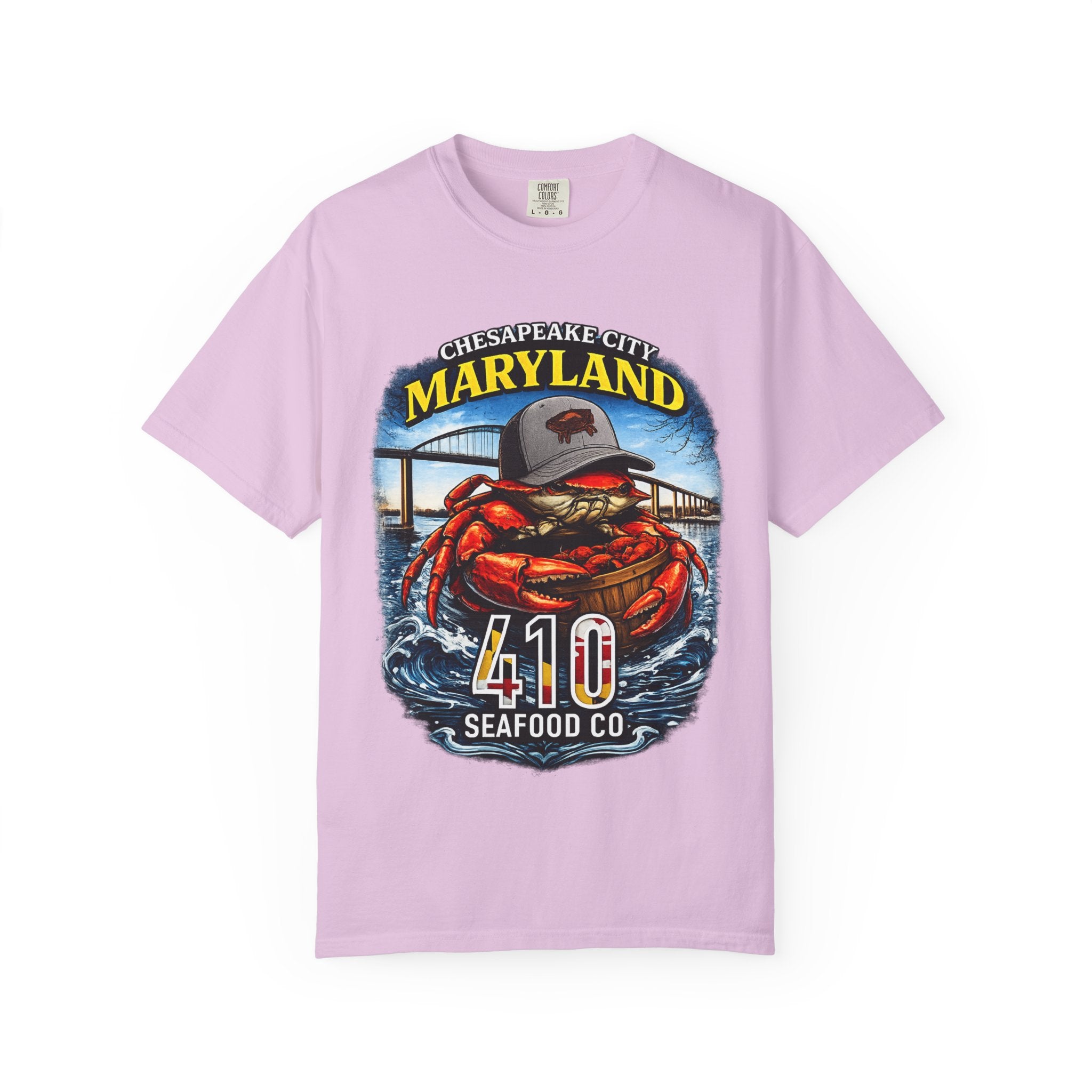 Maryland Crab T-Shirt – Chesapeake 410 Seafood Co. Coastal Tee
