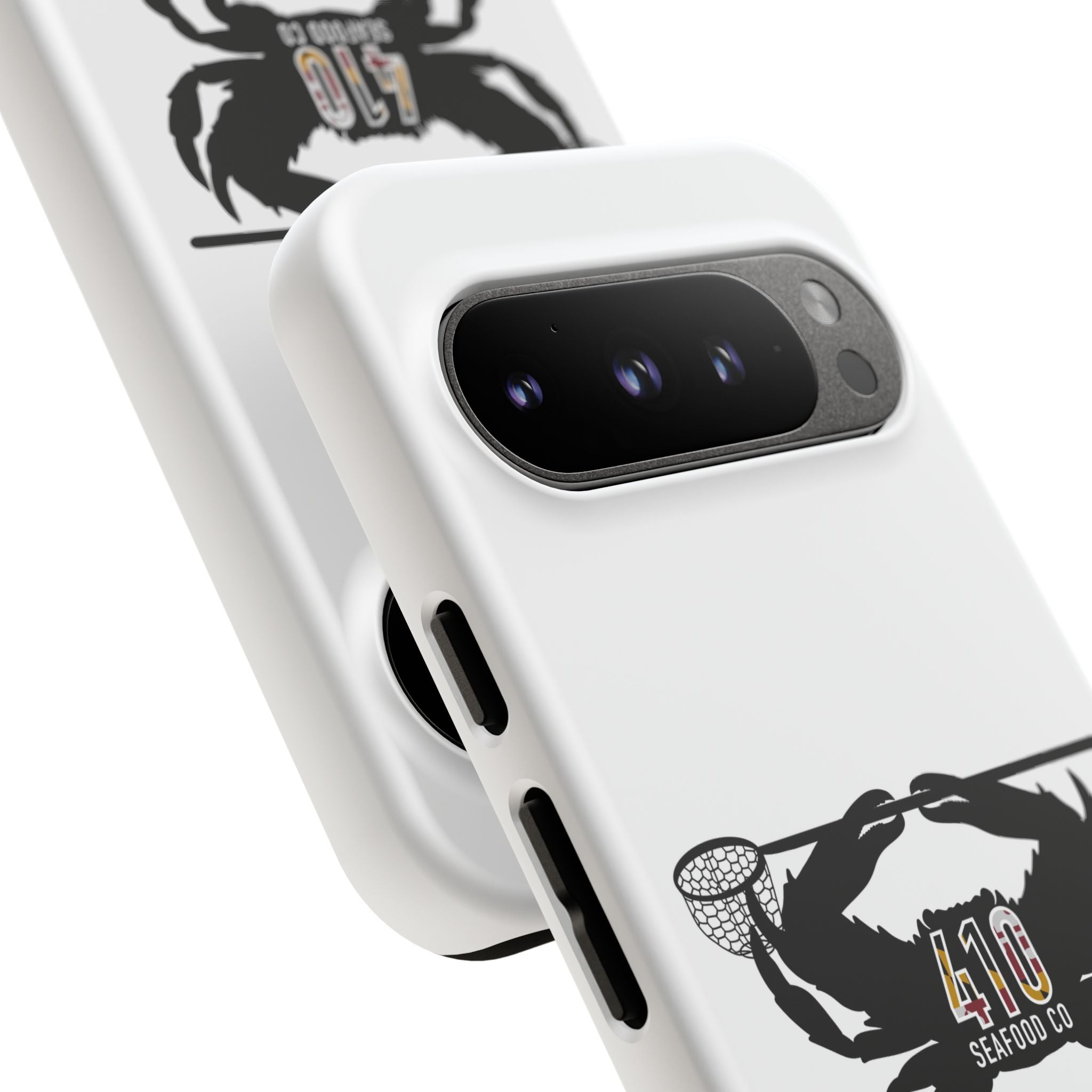 Crab Logo Phone Case — 410 Seafood Co. Coastal Protective iPhone Cover