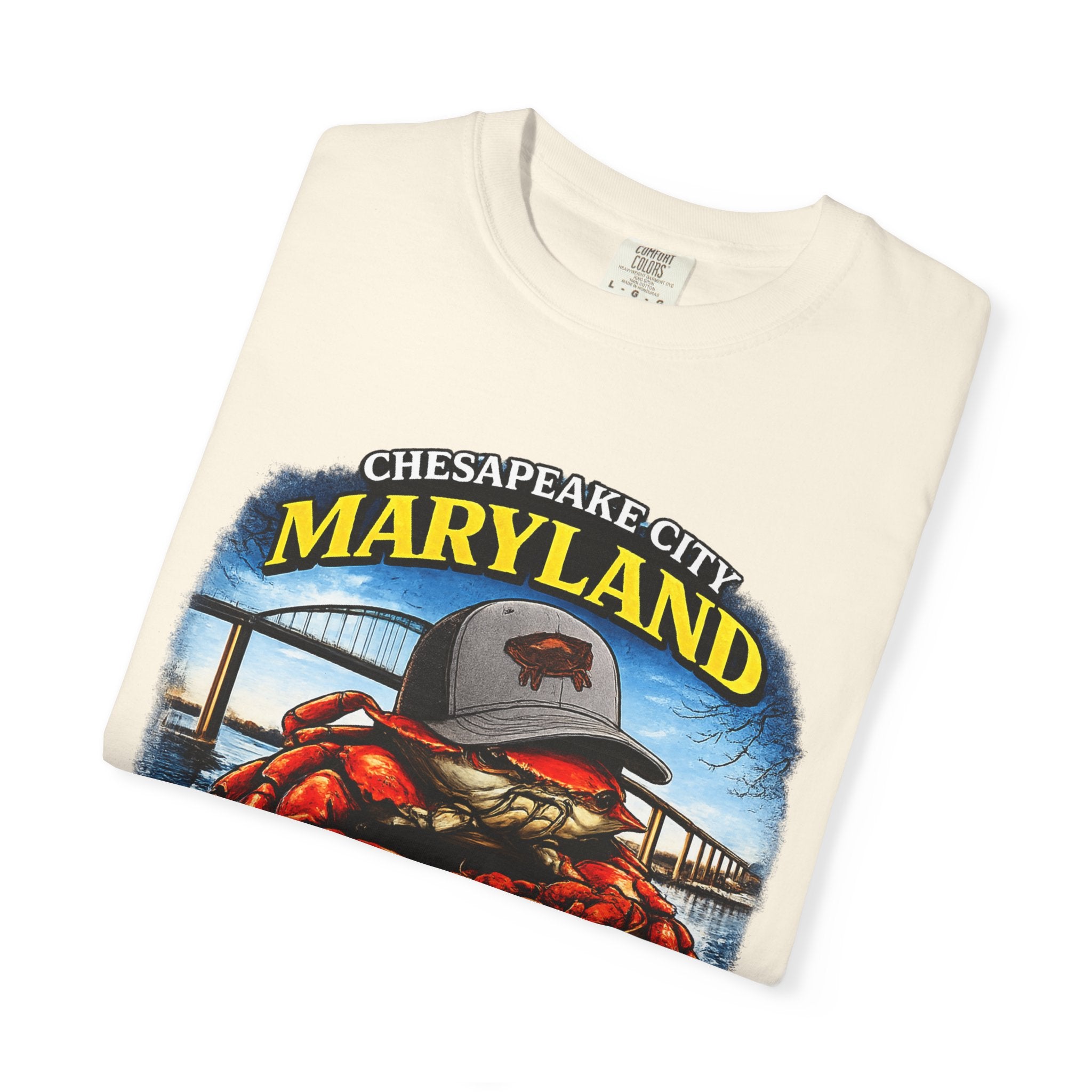 Maryland Crab T-Shirt – Chesapeake 410 Seafood Co. Coastal Tee