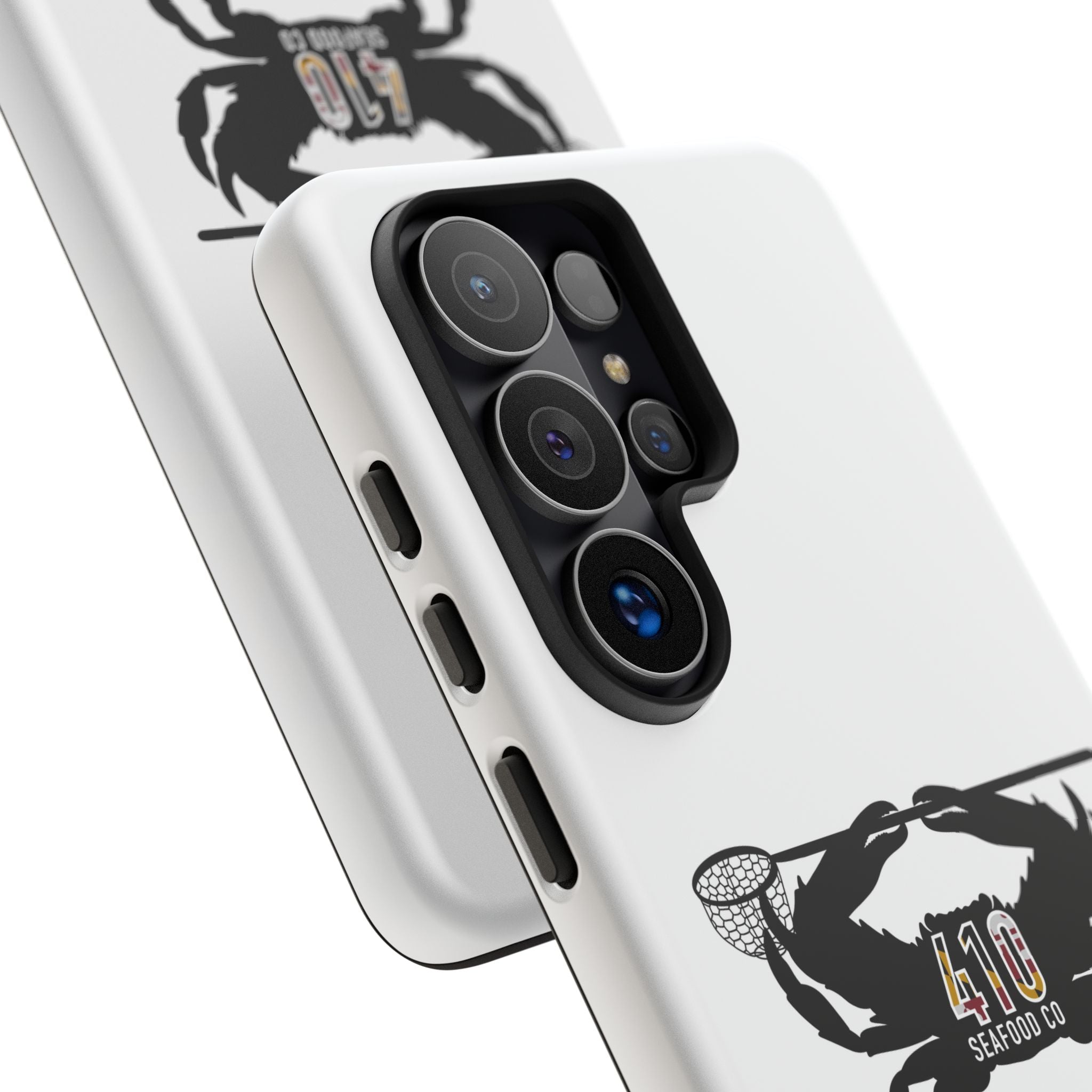 Crab Logo Phone Case — 410 Seafood Co. Coastal Protective iPhone Cover