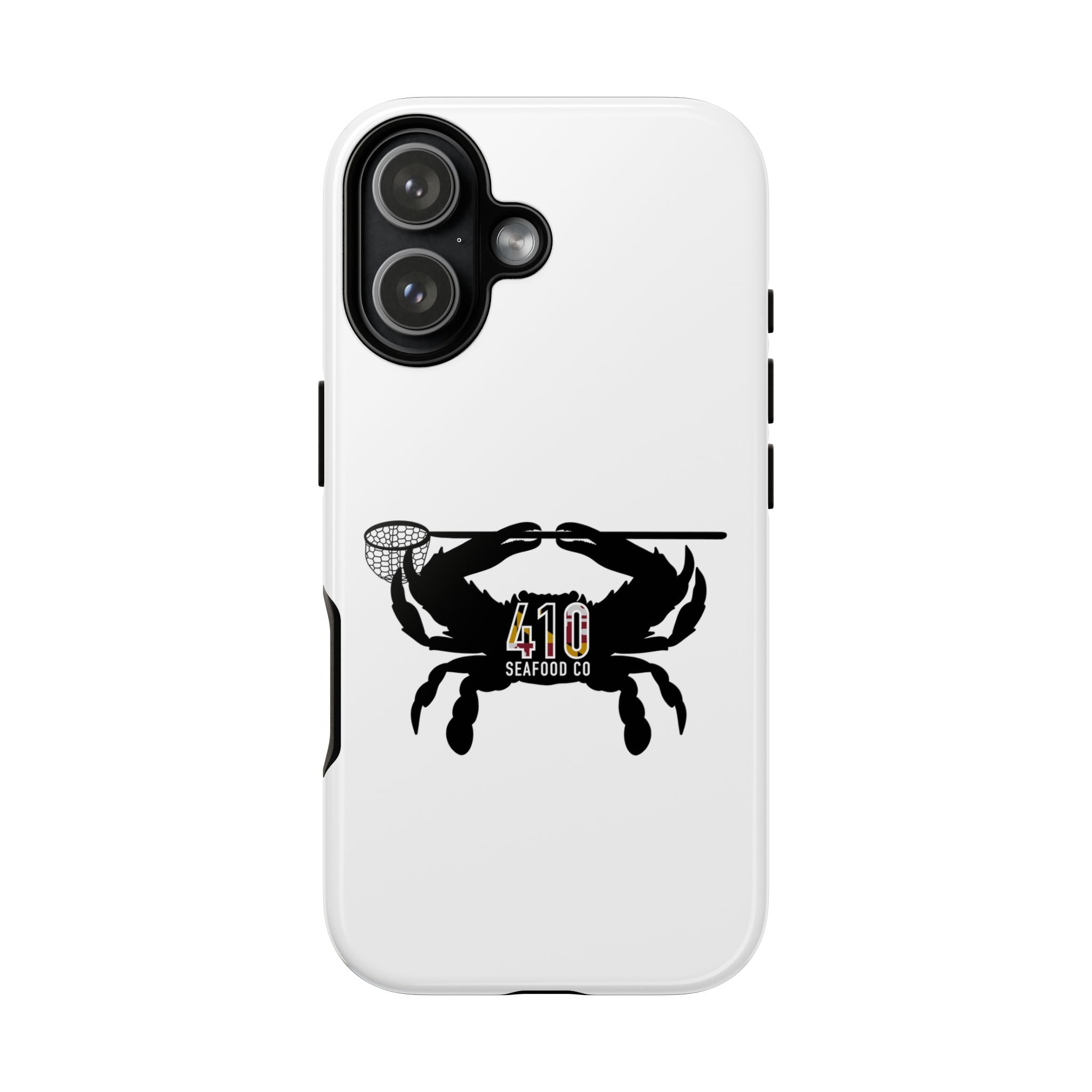 Crab Logo Phone Case — 410 Seafood Co. Coastal Protective iPhone Cover