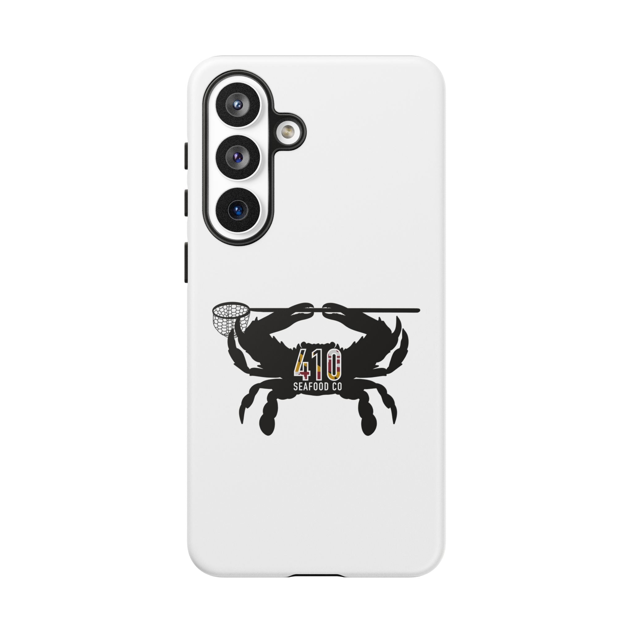 Crab Logo Phone Case — 410 Seafood Co. Coastal Protective iPhone Cover