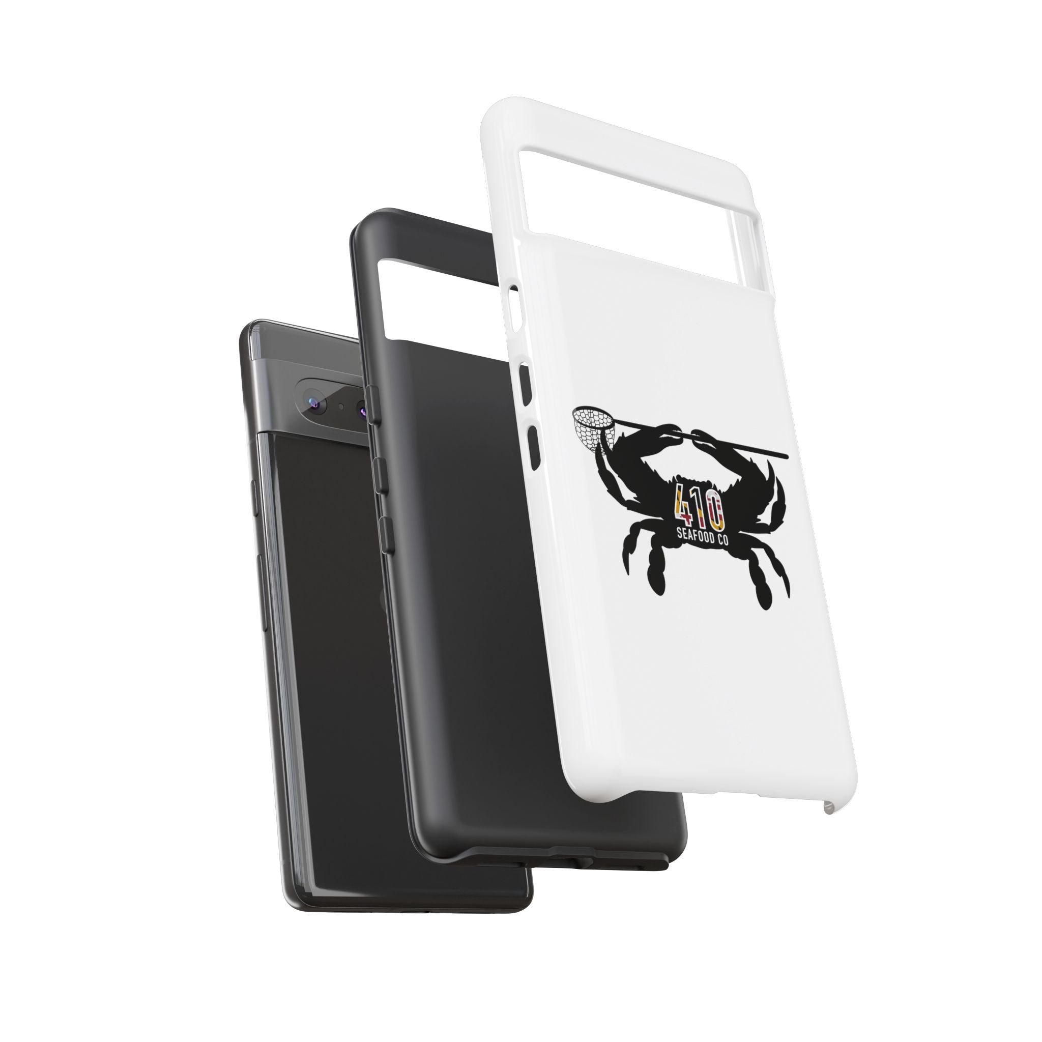 Crab Logo Phone Case — 410 Seafood Co. Coastal Protective iPhone Cover