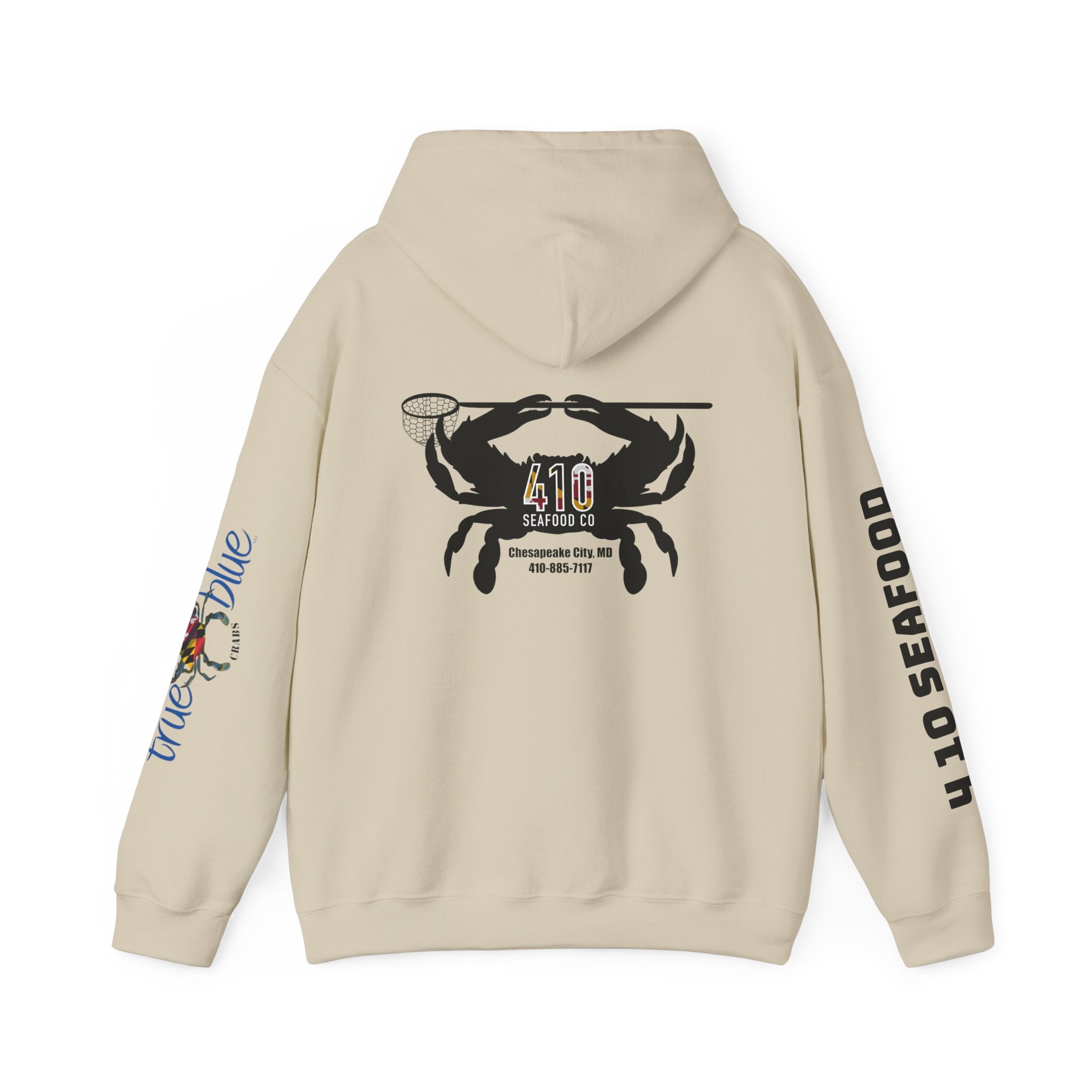 410 Seafood Crab Hoodie — Maryland True Blue